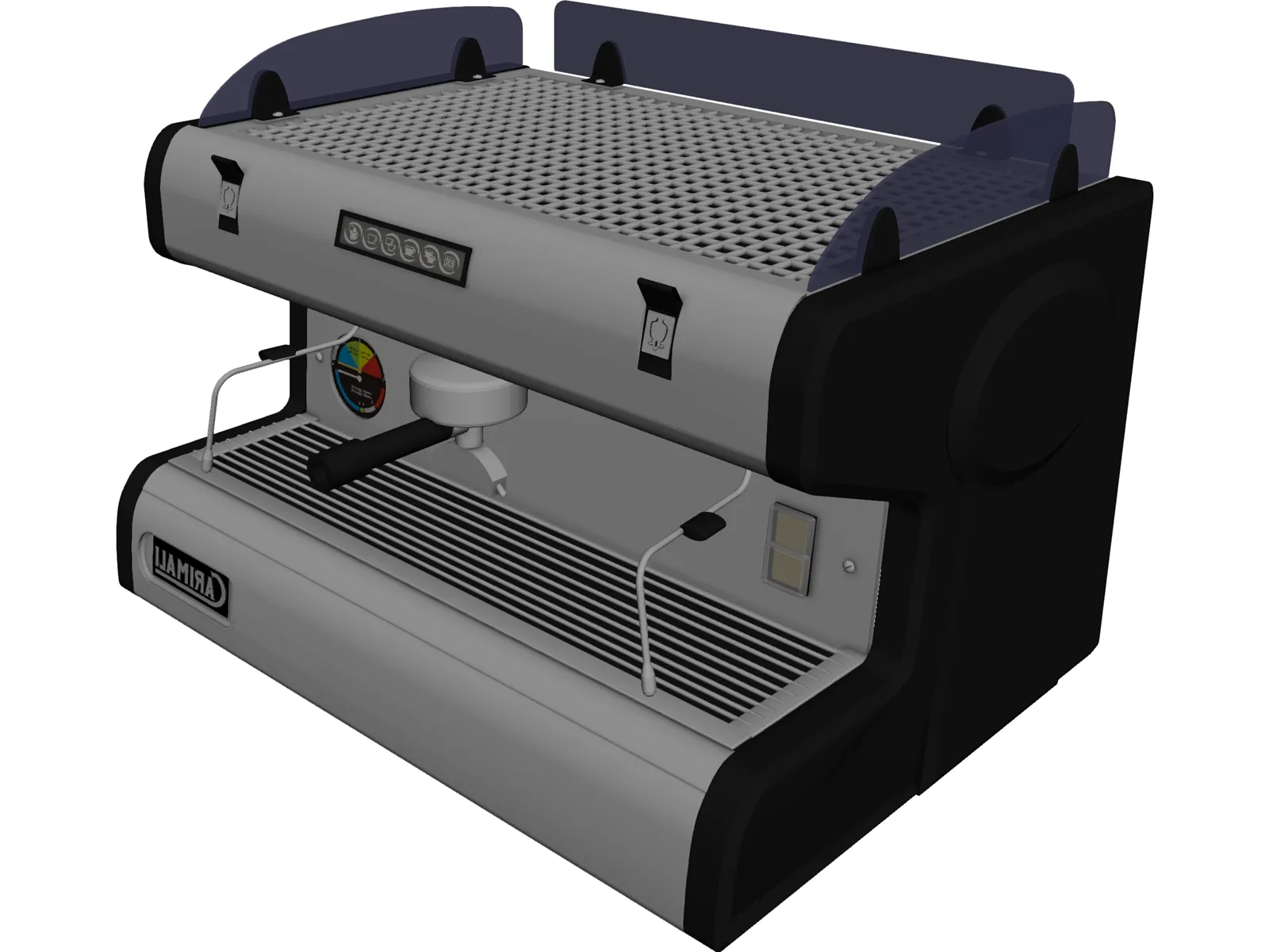 Espresso Bar 3D Model main preview