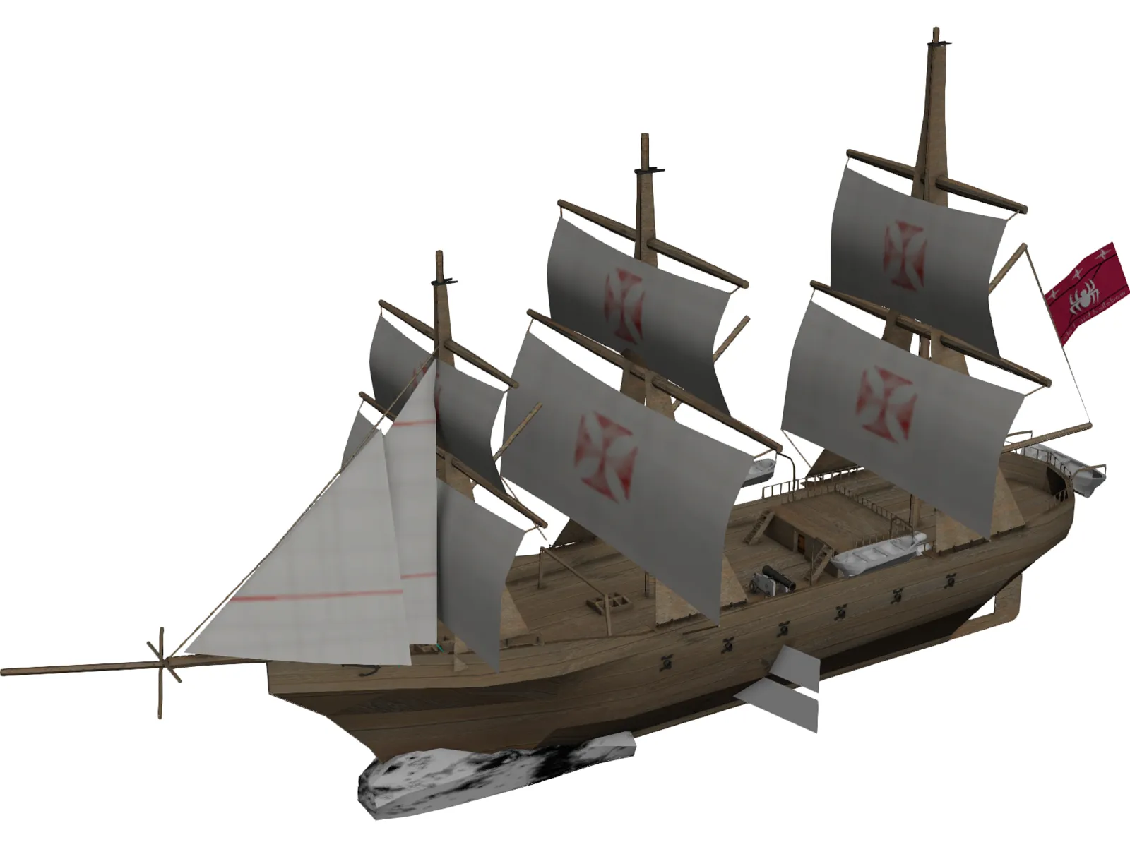 Barco 3D Model main preview