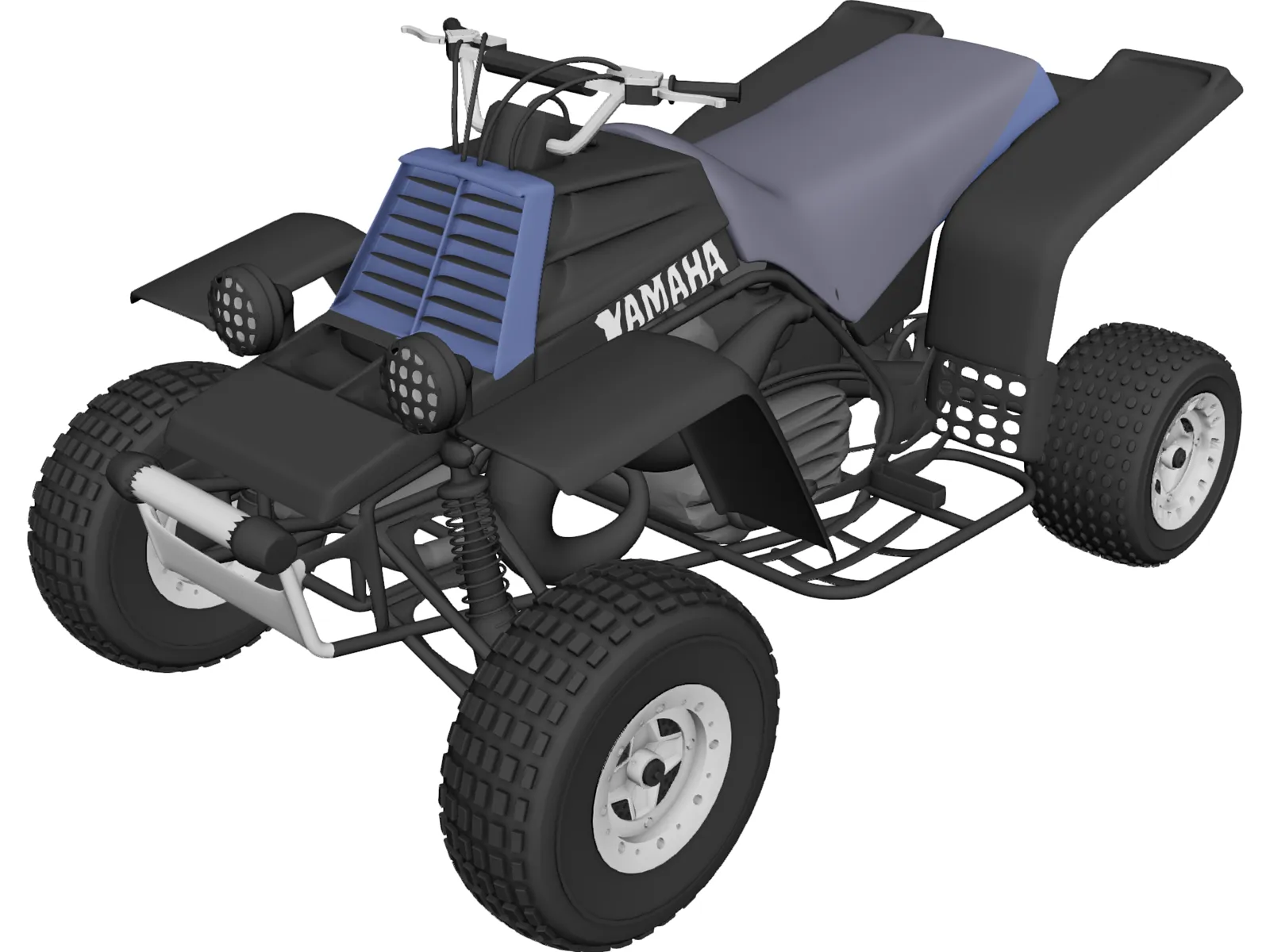 Yamaha Banshee 3D Model main preview