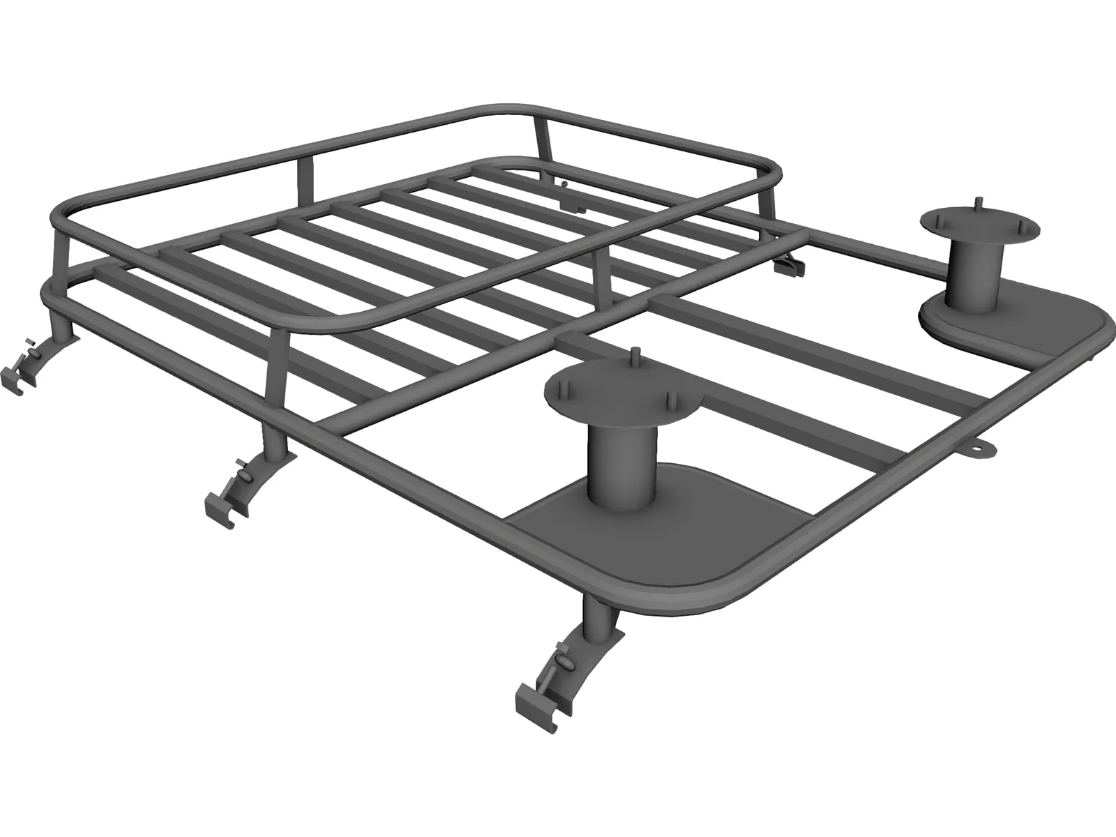 Trilla Team BDM2r Off-Road Roof Rack 3D Model main preview