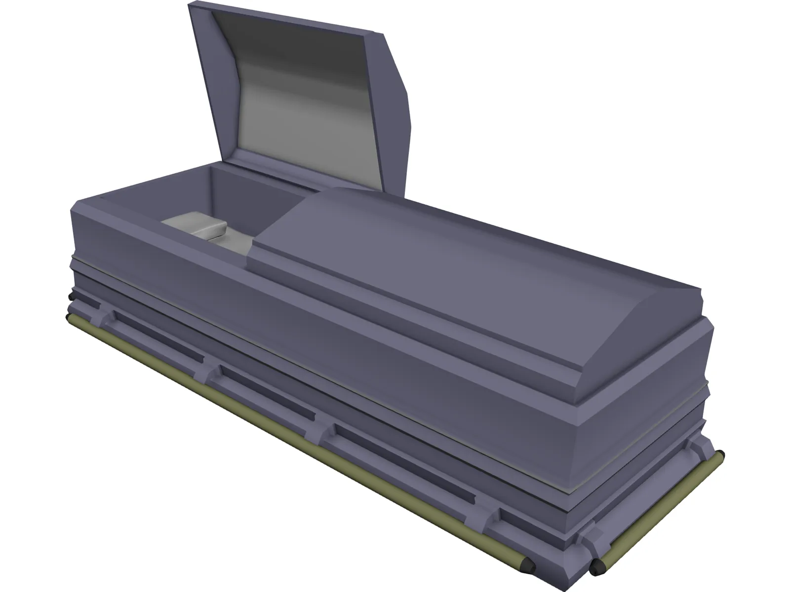 Coffin 3D Model main preview