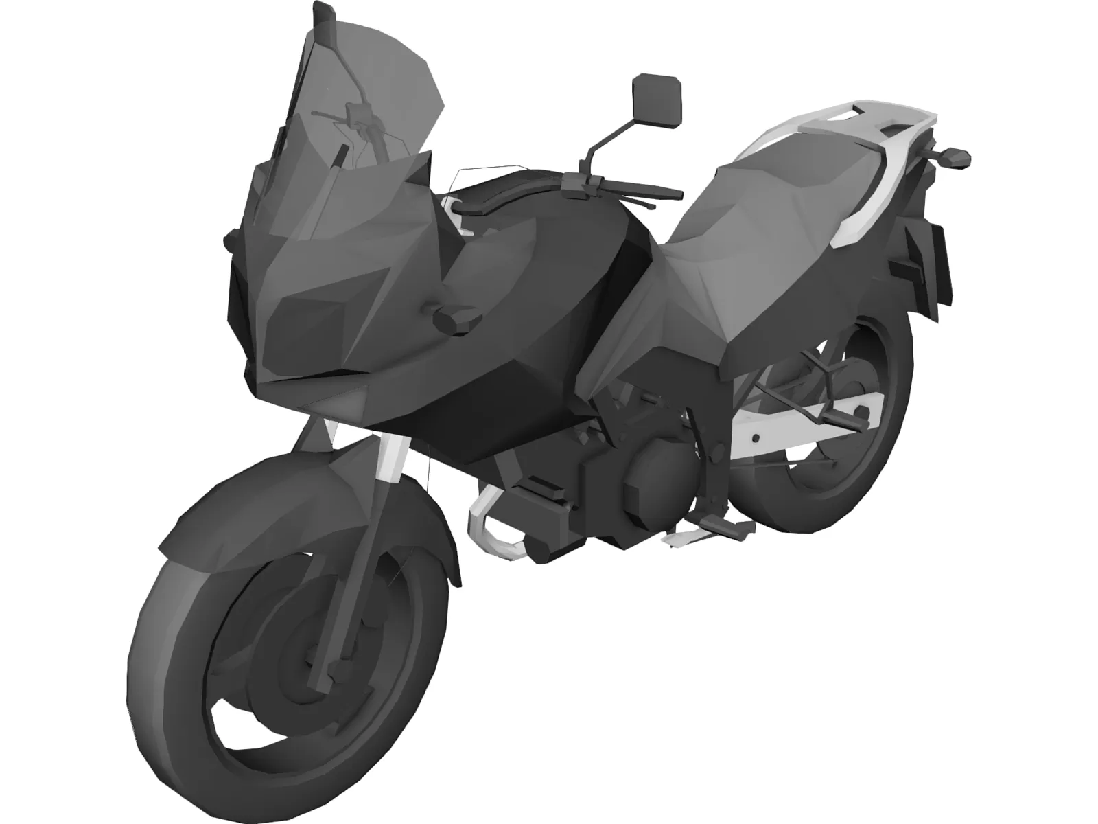 Suzuki V-Strom DL 650 3D Model main preview