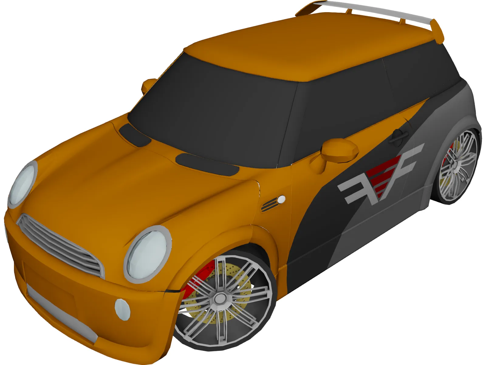 Mini Cooper [Tuned] 3D Model main preview