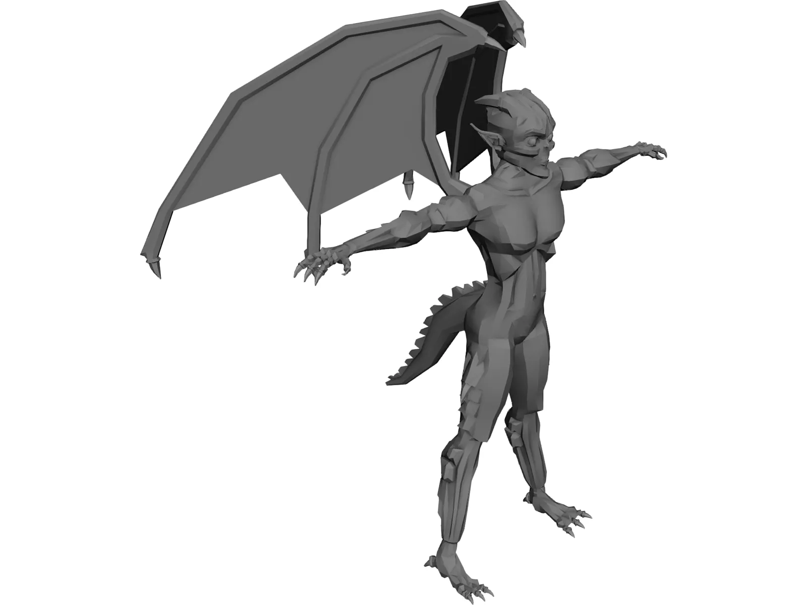 Monster 3D Model main preview