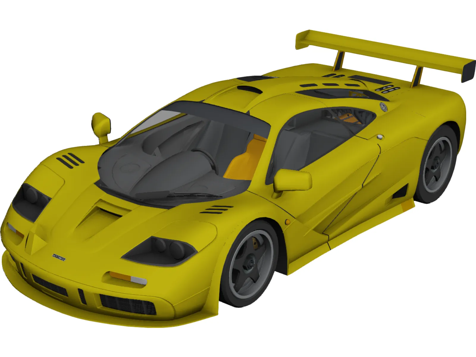 McLaren F1 LM 3D Model main preview