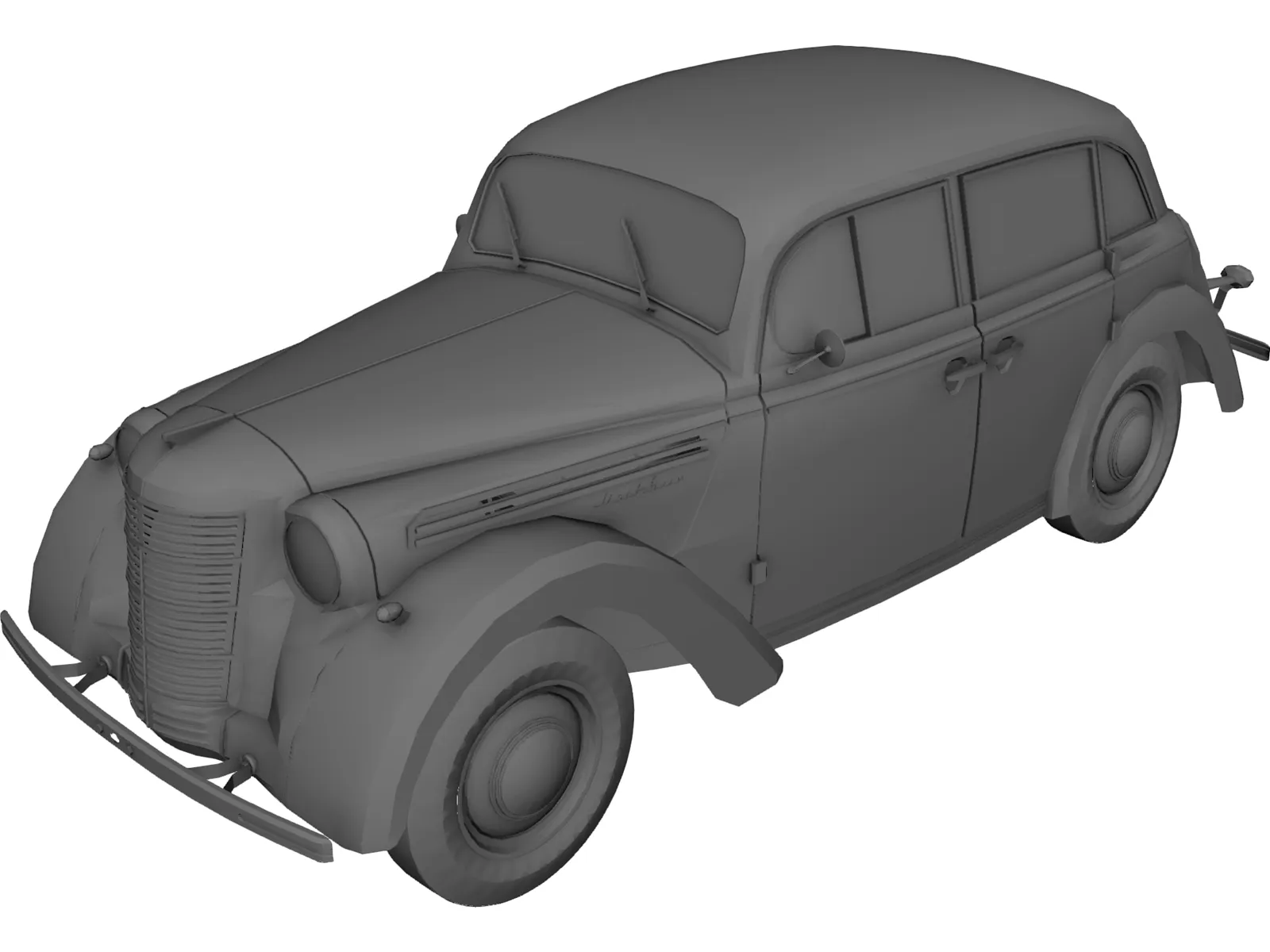 AZLK/Moskvitsch 400 3D Model main preview