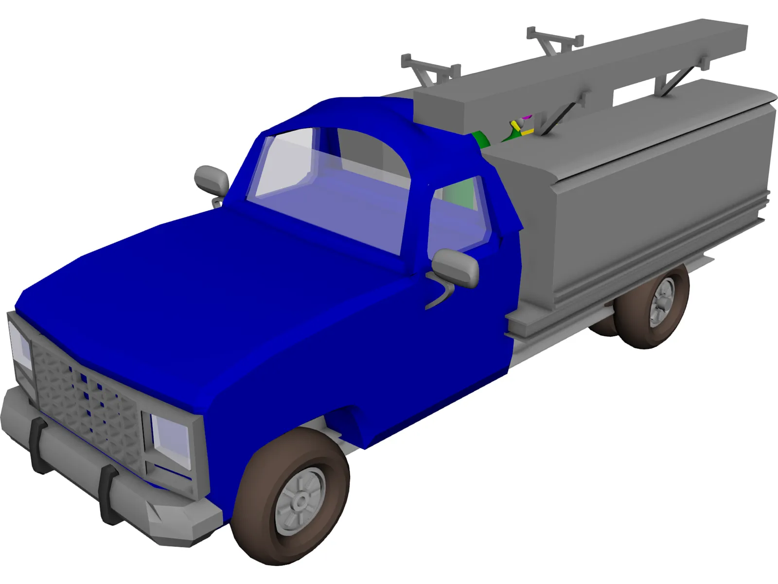 Truck 3D Model main preview