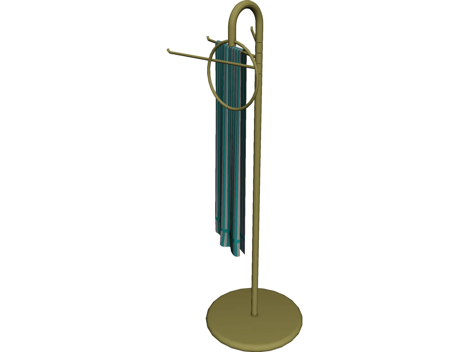 Towel Dryer 3D Model main preview