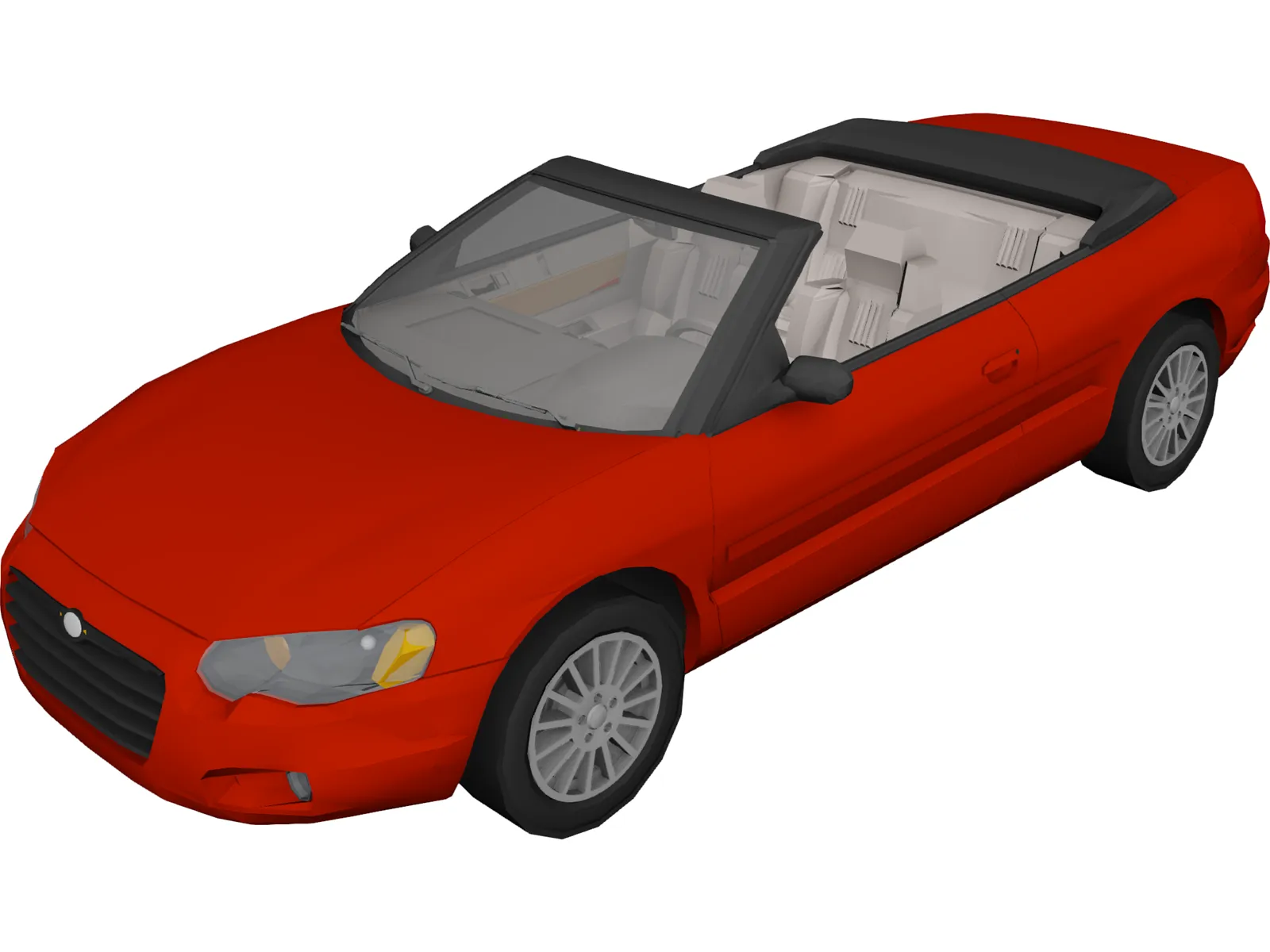 Chrysler Sebring Convertible 3D Model main preview