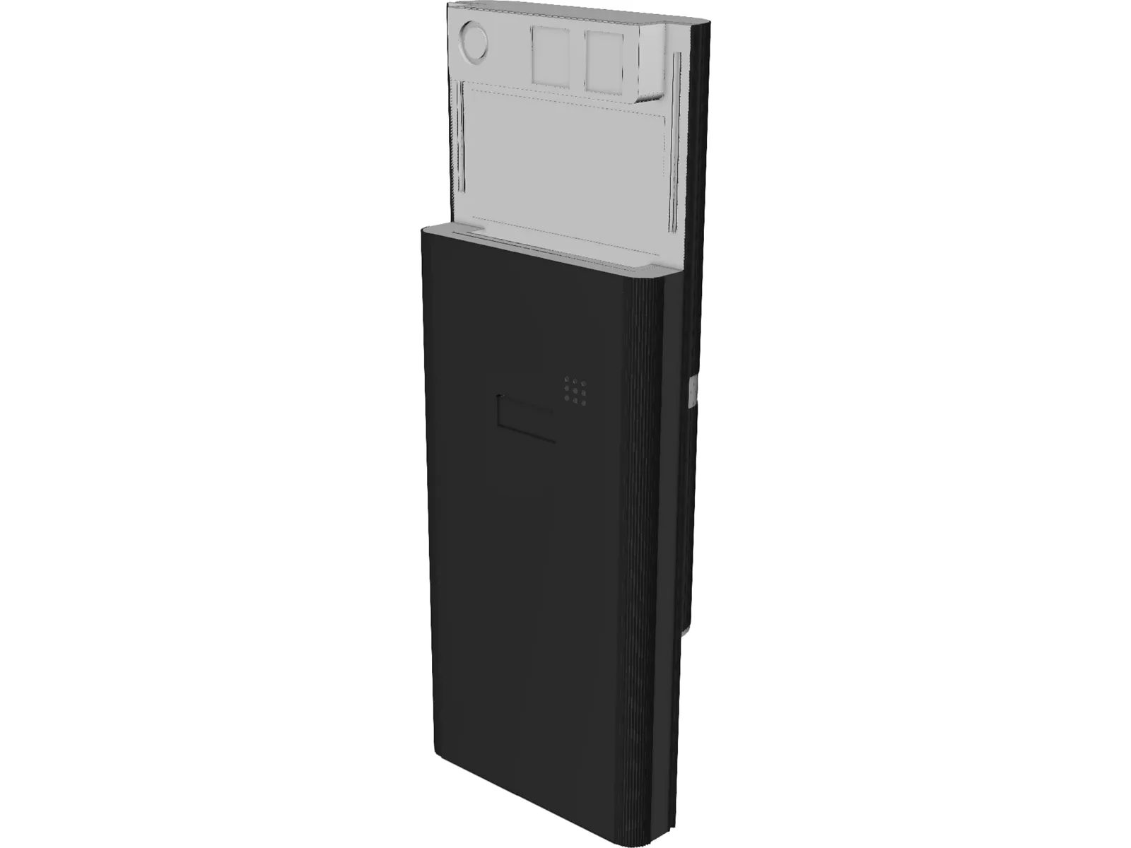 LG Chocolate Slide Phone 3D Model main preview