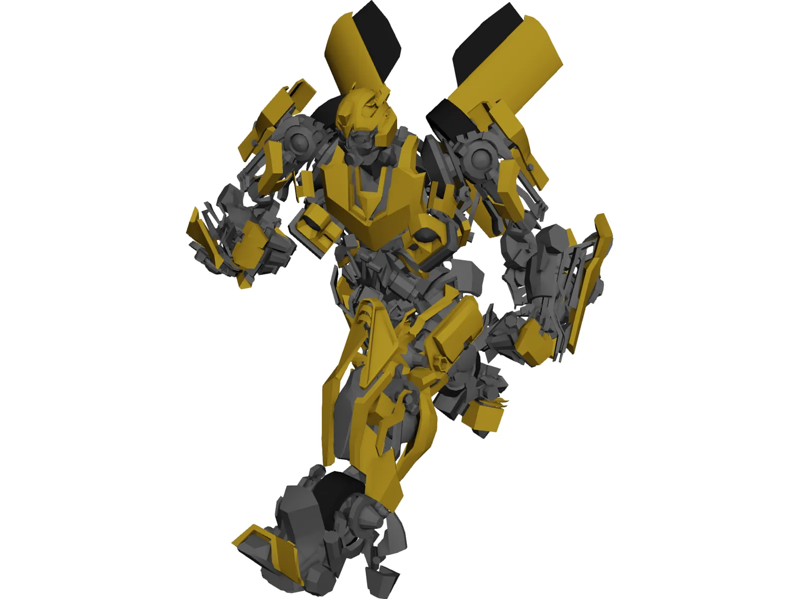 Transformers Movie Bumblbee - 77 Camaro 3D Model main preview