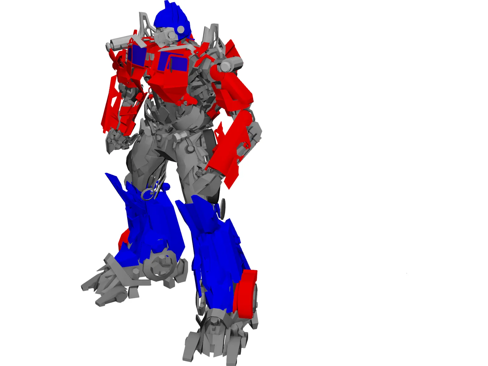 Transformers Movie Optimus Prime 3D Model main preview