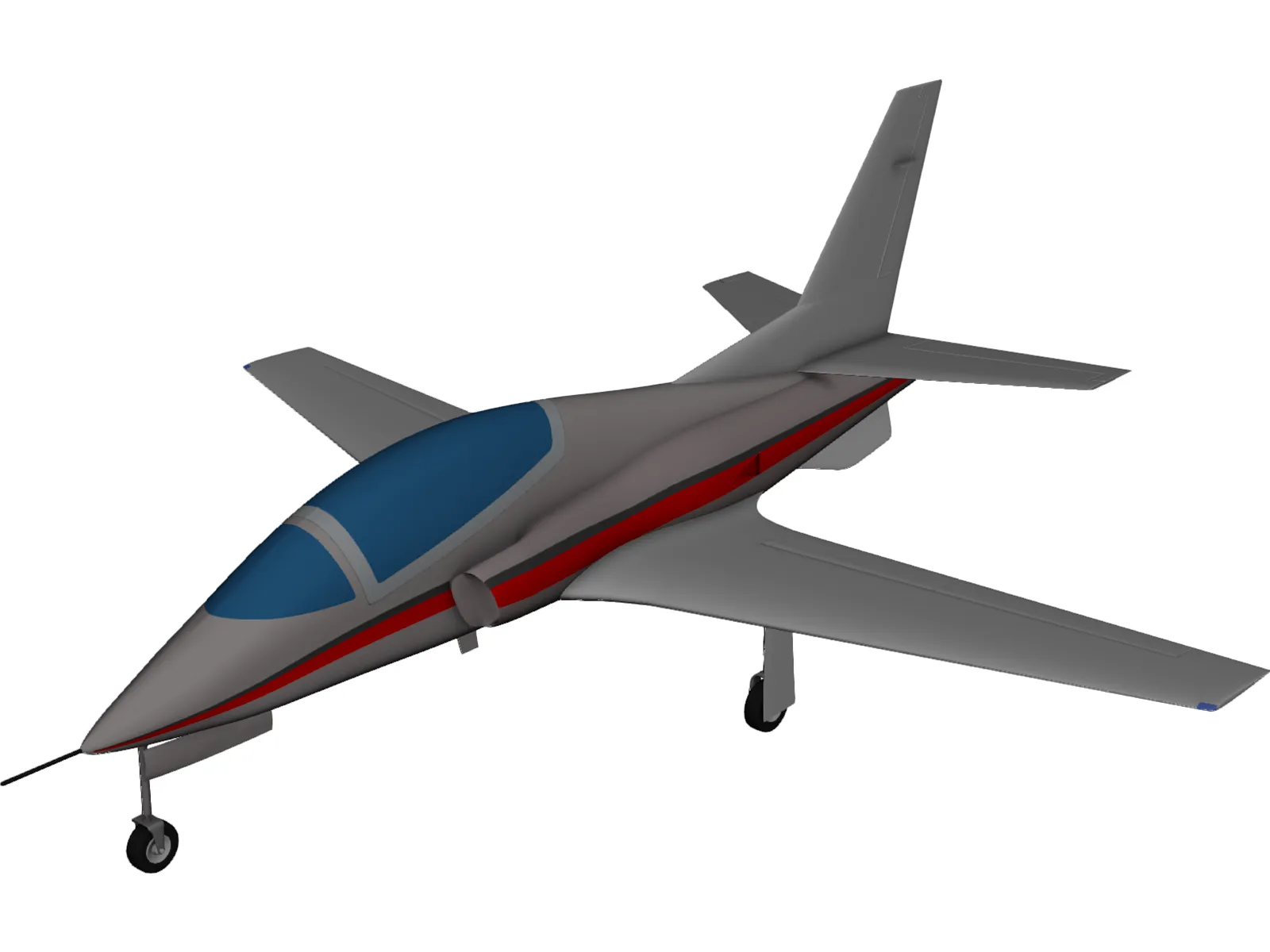 Kitplane ViperJet MKII 3D Model main preview