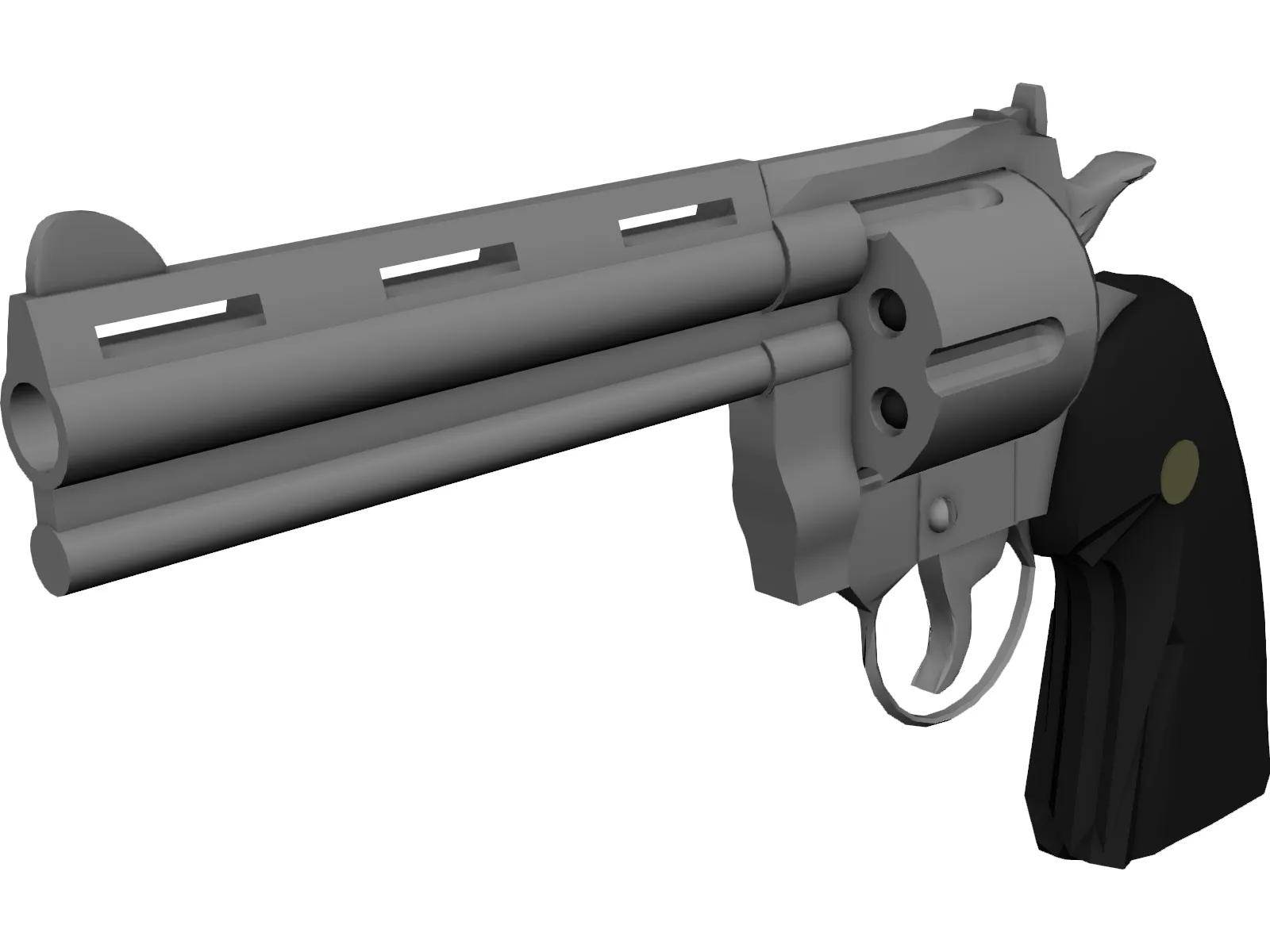 Colt Python 3D Model main preview