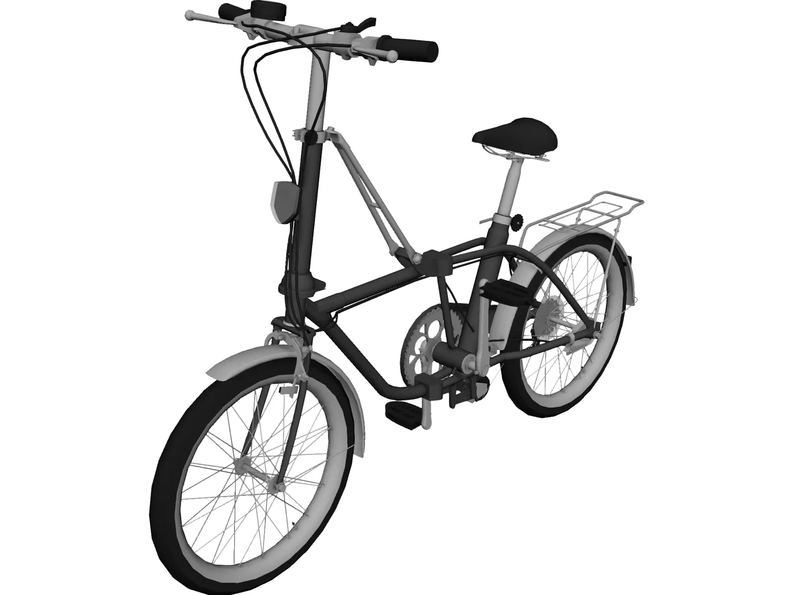 Bicycle 3D Model main preview