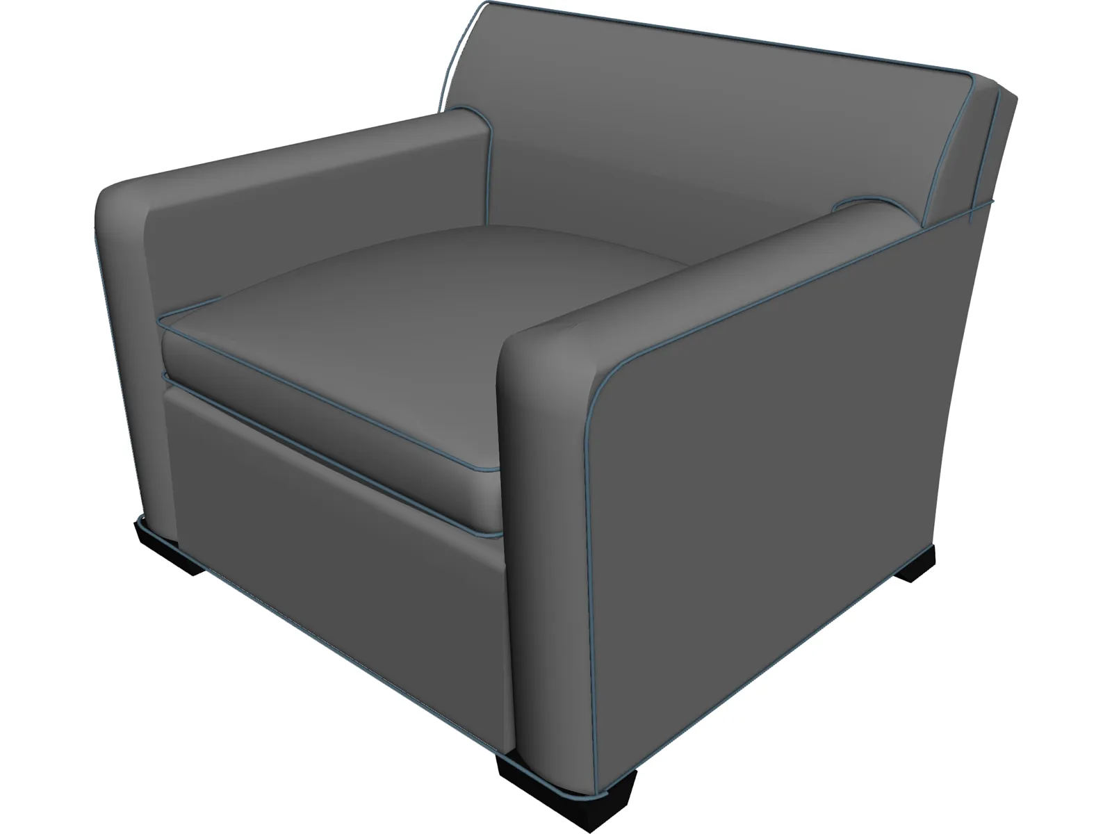 Chair 3D Model main preview