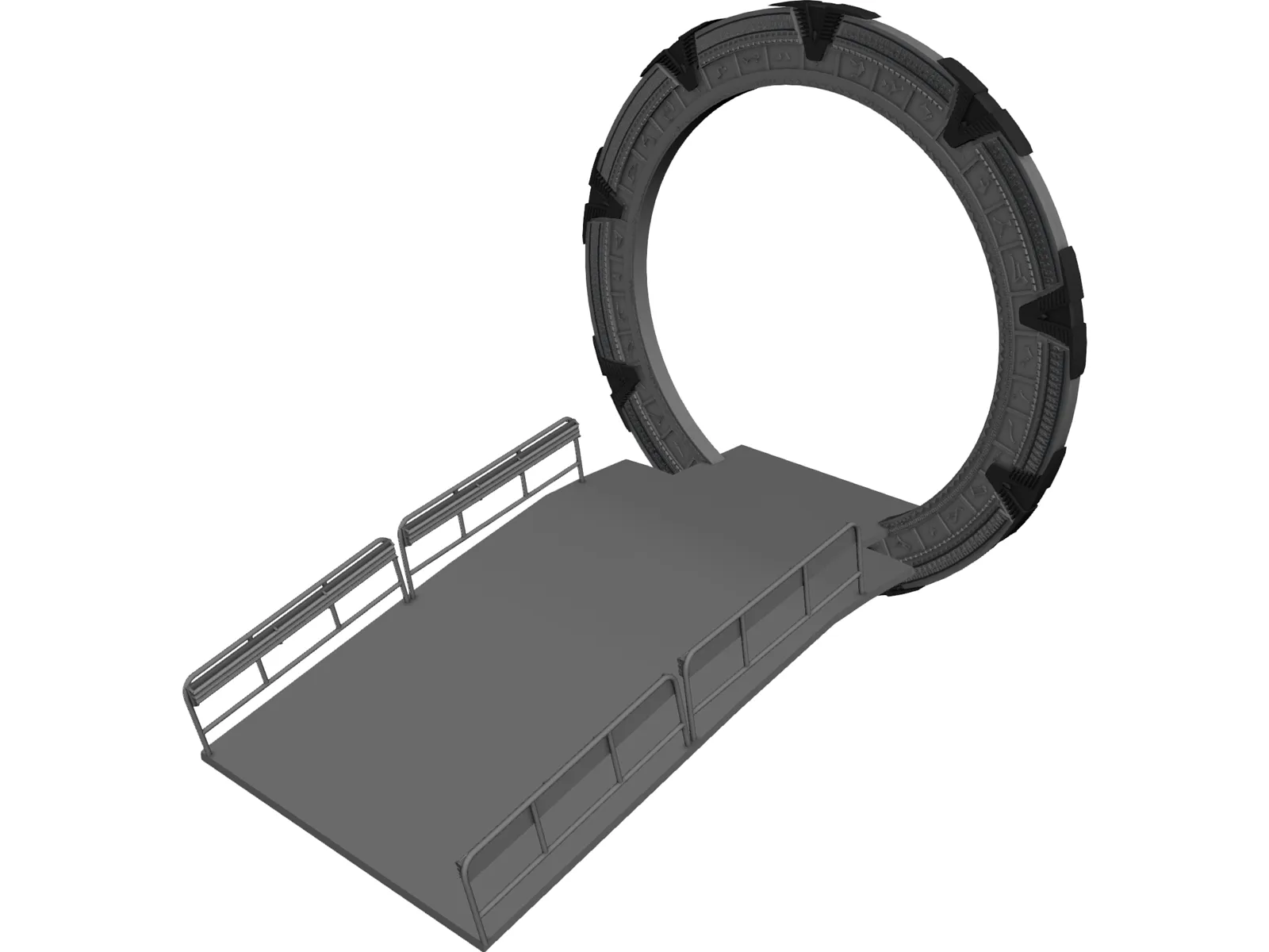Stargate 3D Model main preview
