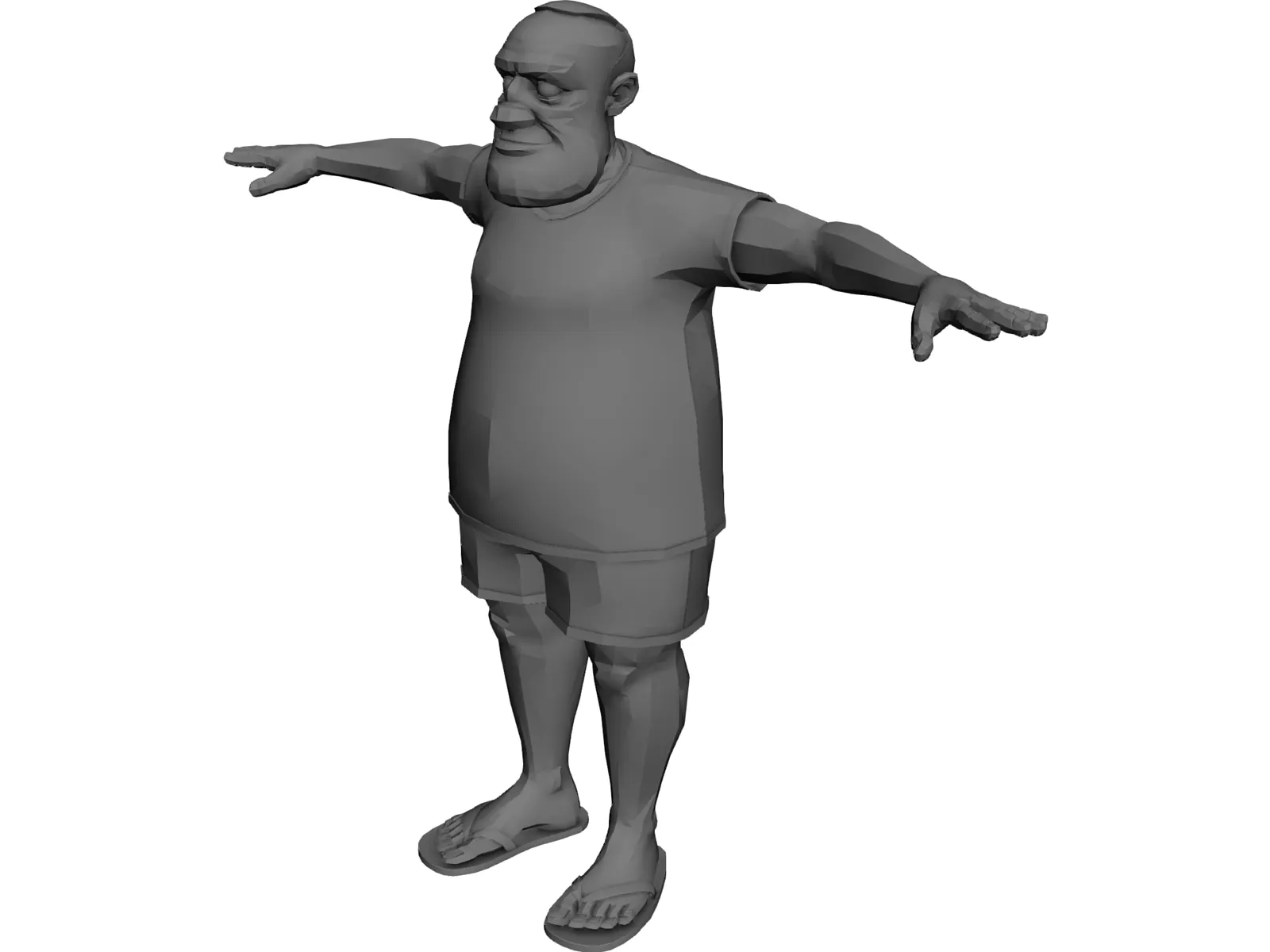 Big Daddy 3D Model main preview