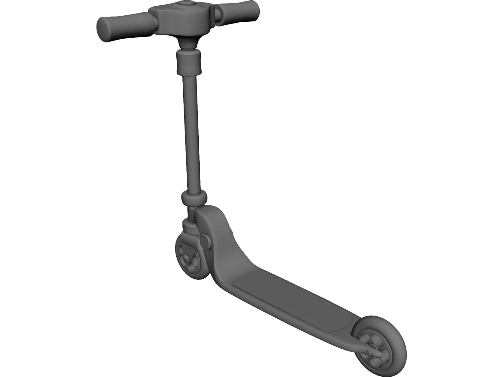 Scooter Electric 3D Model main preview