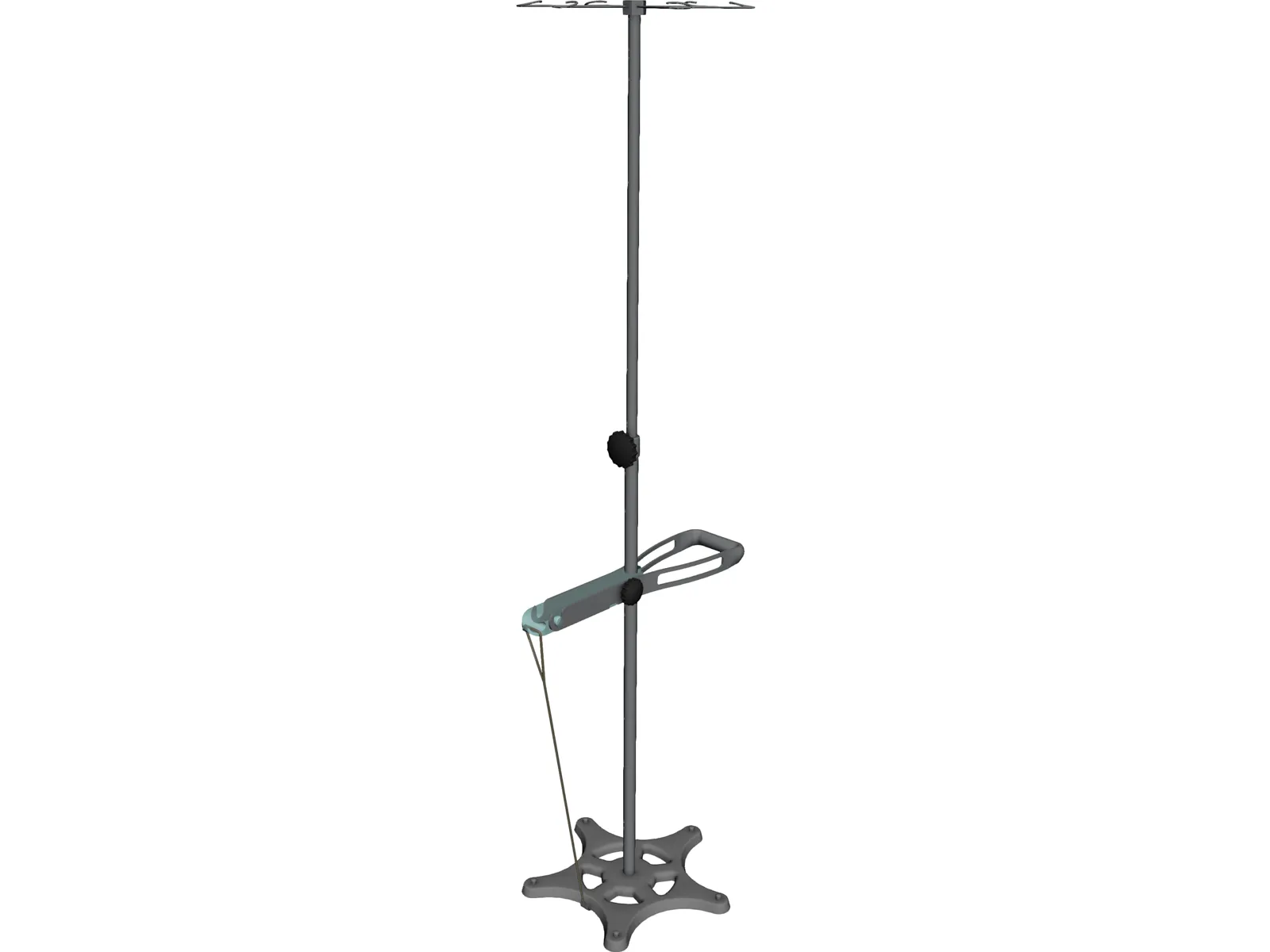 IV Stand 3D Model main preview