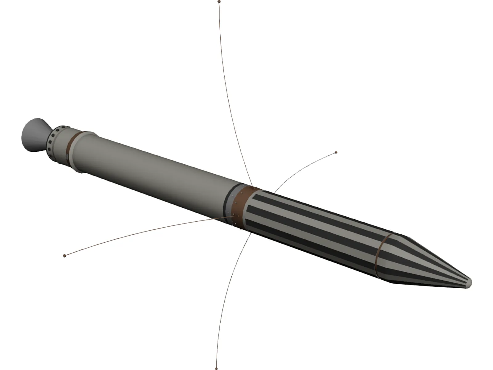 Explorer 1 Probe 3D Model main preview