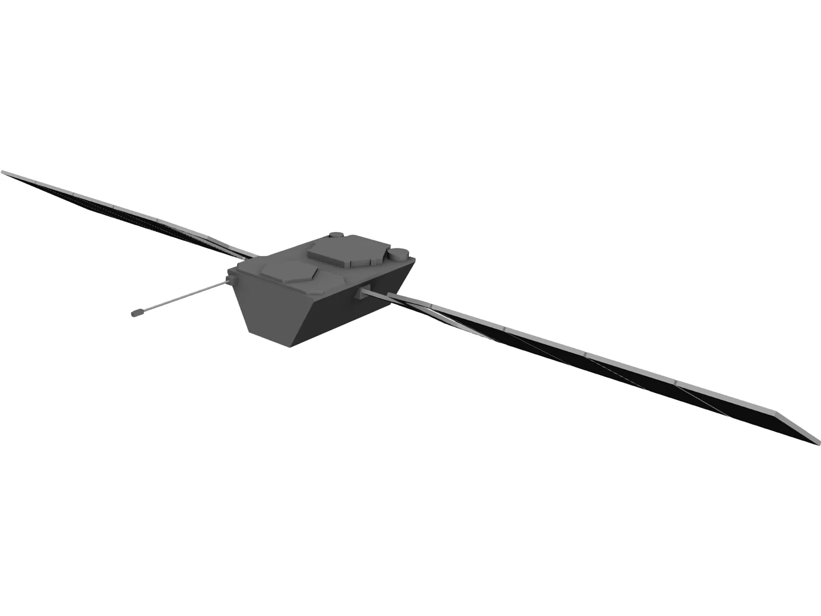 Globalstar Satellite 3D Model main preview