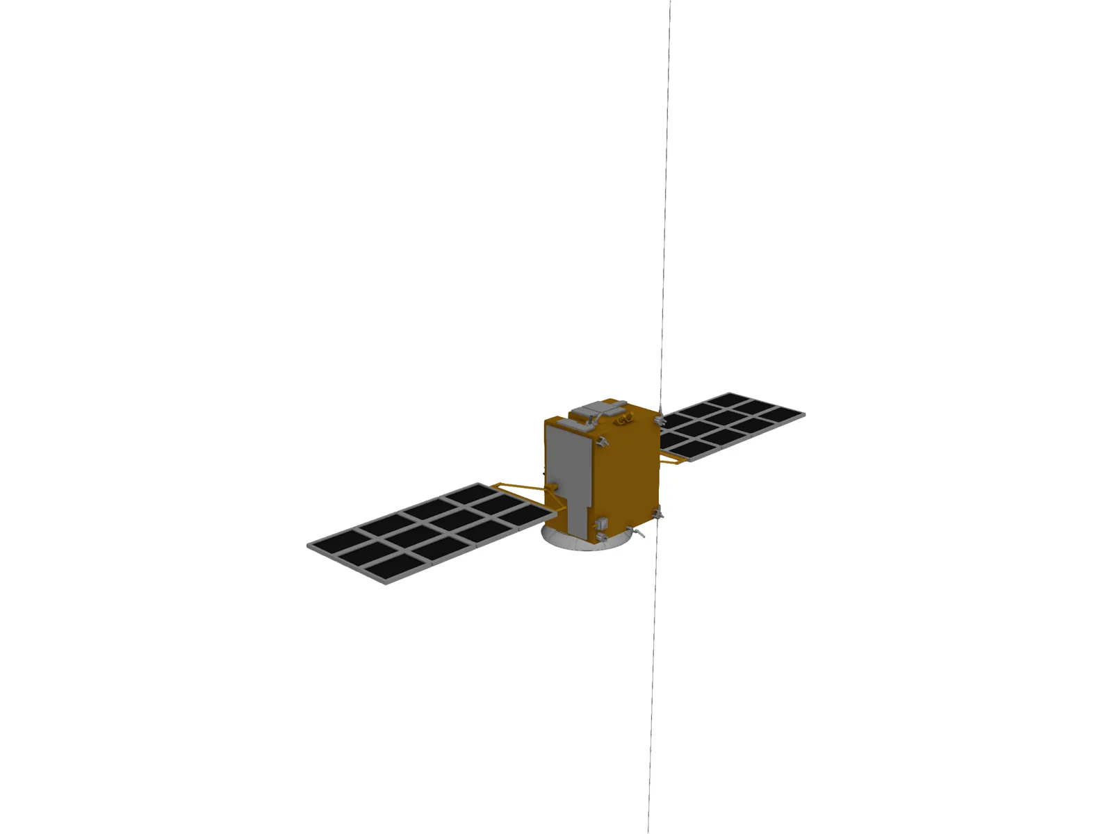 Mars Express Probe 3D Model main preview