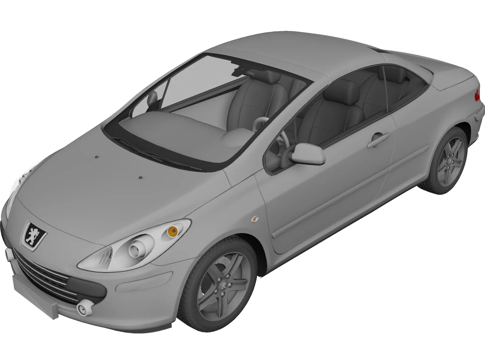 Peugeot 307 CC 3D Model main preview