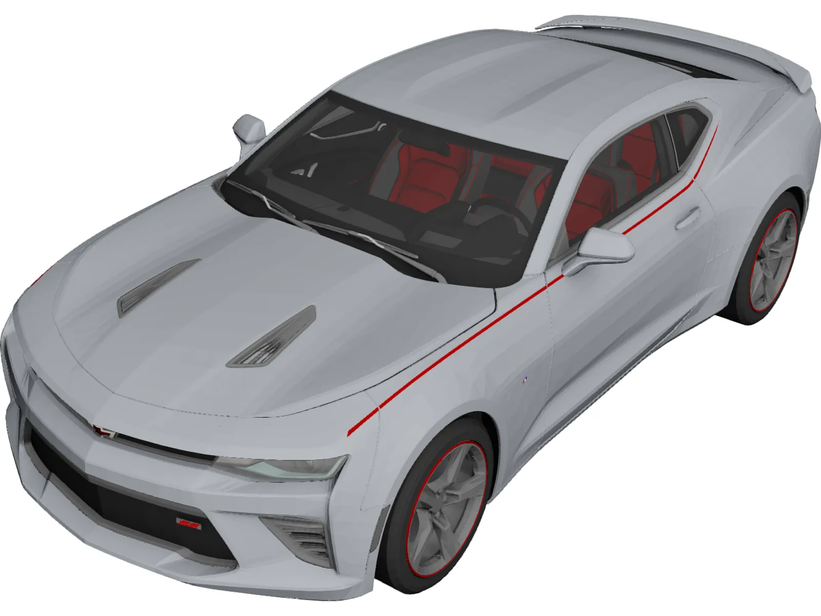 Chevrolet Camaro SS (2016) 3D Model main preview