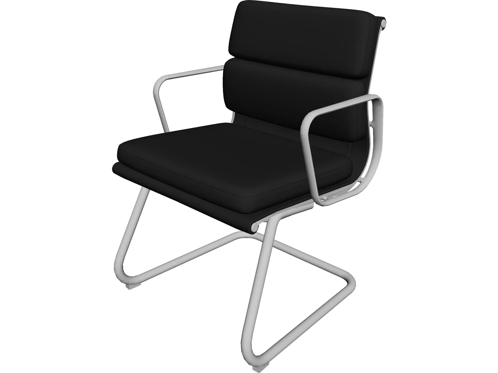 Business Class Chair 3D Model main preview