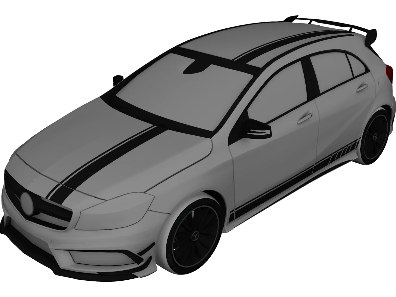 Mercedes-Benz A45 AMG Edition 1 3D Model main preview