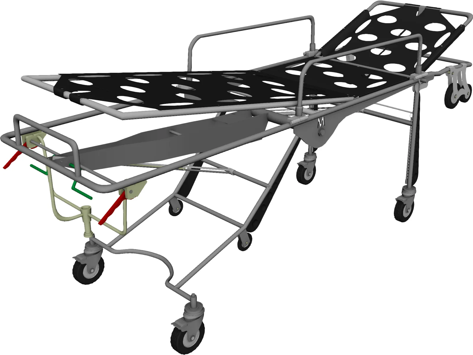 Meber Mercury Liter Stretcher 7080 3D Model main preview