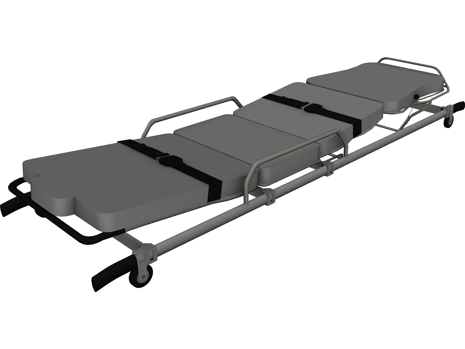 Pensi 2000 SE Ambulance Strecher 3D Model main preview