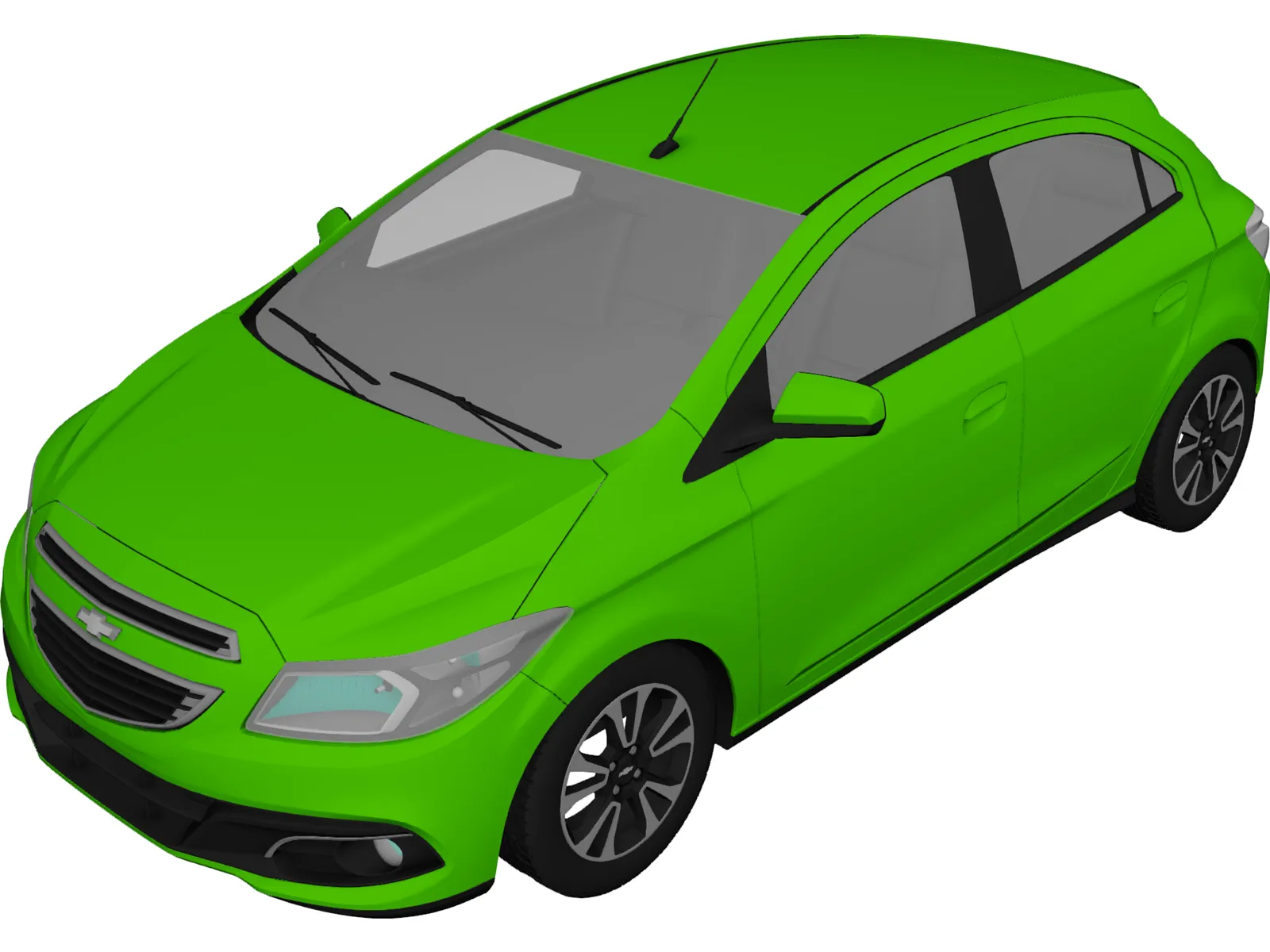 Chevrolet Onix (2015) 3D Model main preview