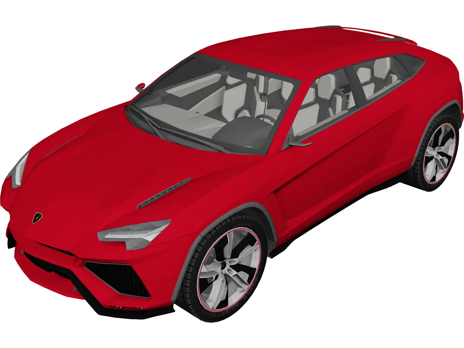 Lamborghini Urus Concept 3D Model main preview