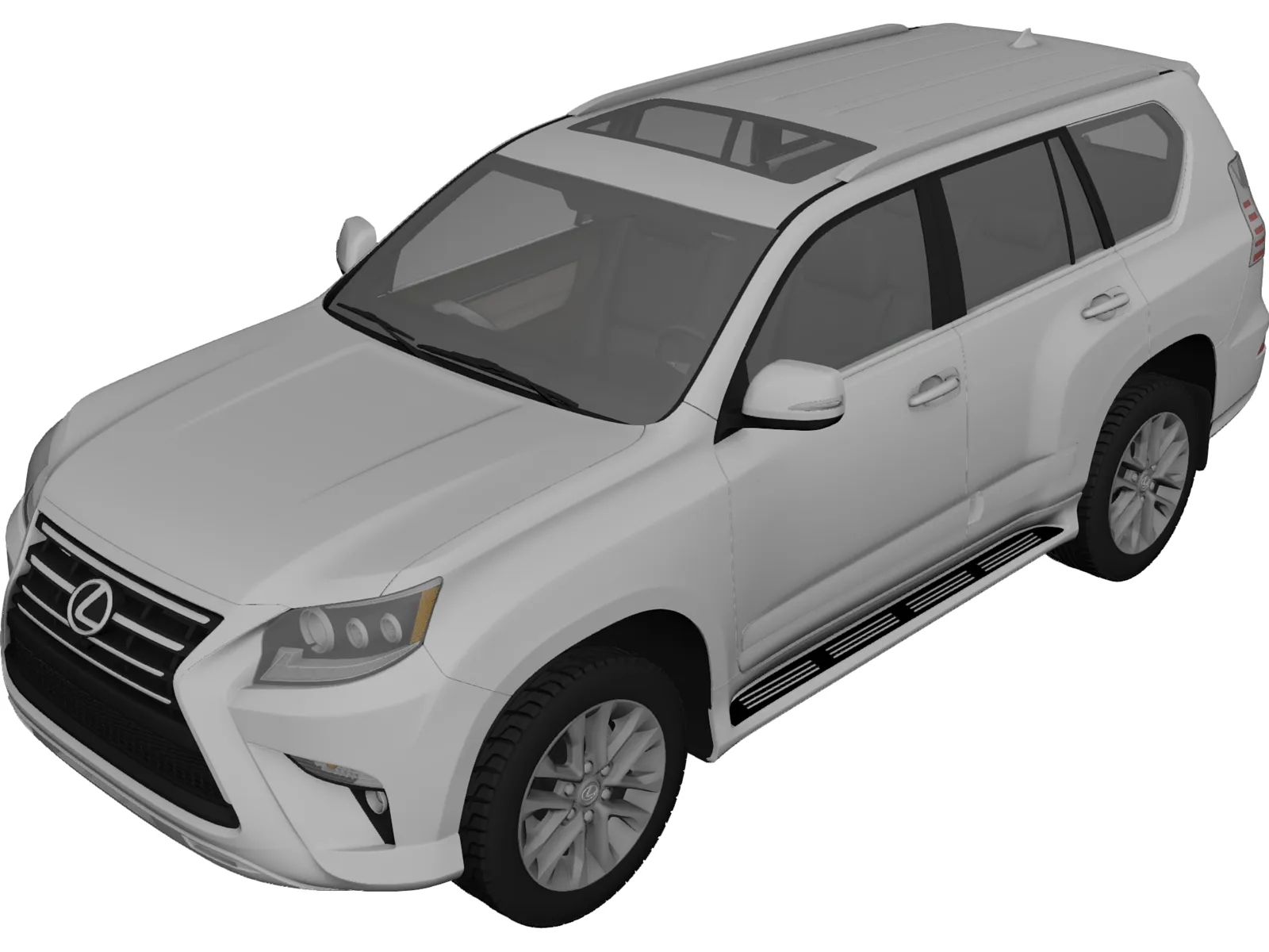 Lexus GX460 (2015) 3D Model main preview