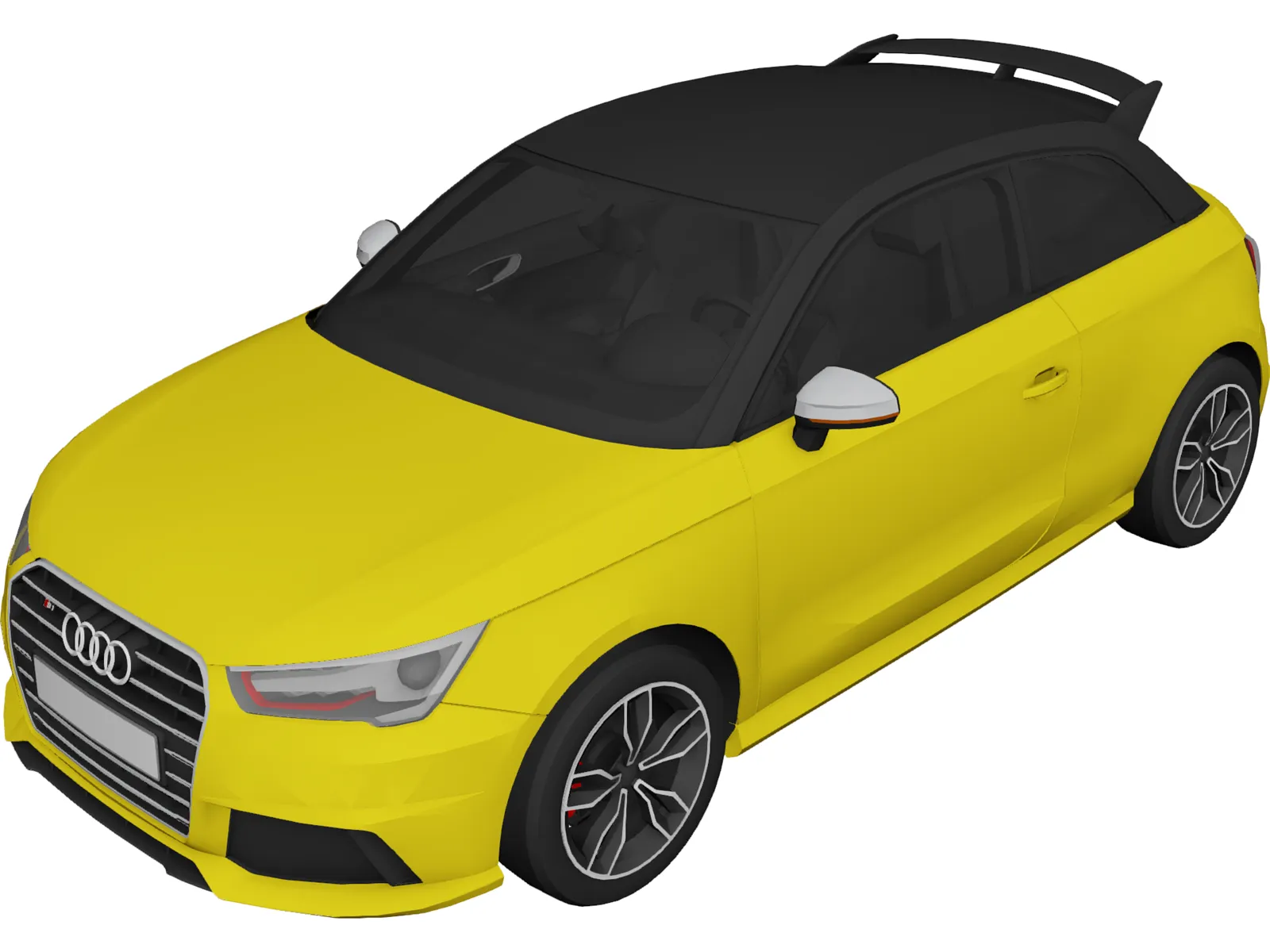 Audi S1 (2015) 3D Model main preview