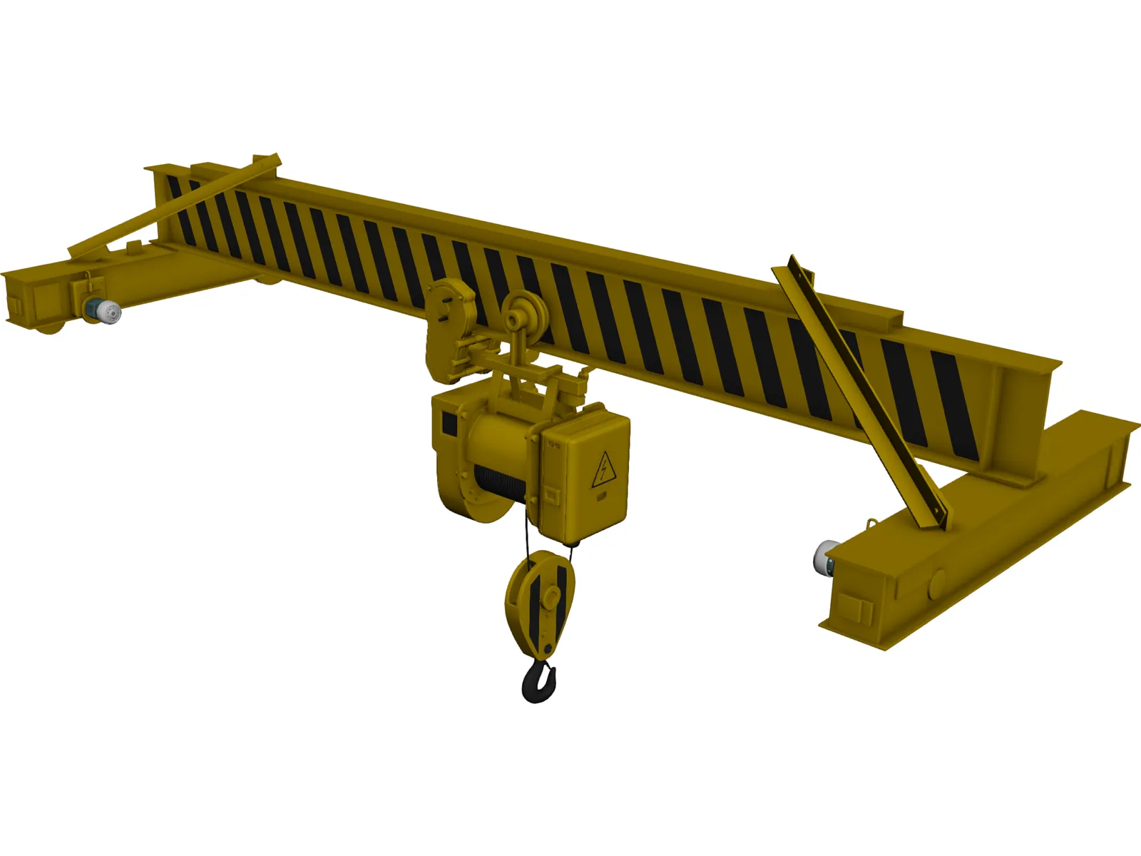 Crane 3D Model main preview