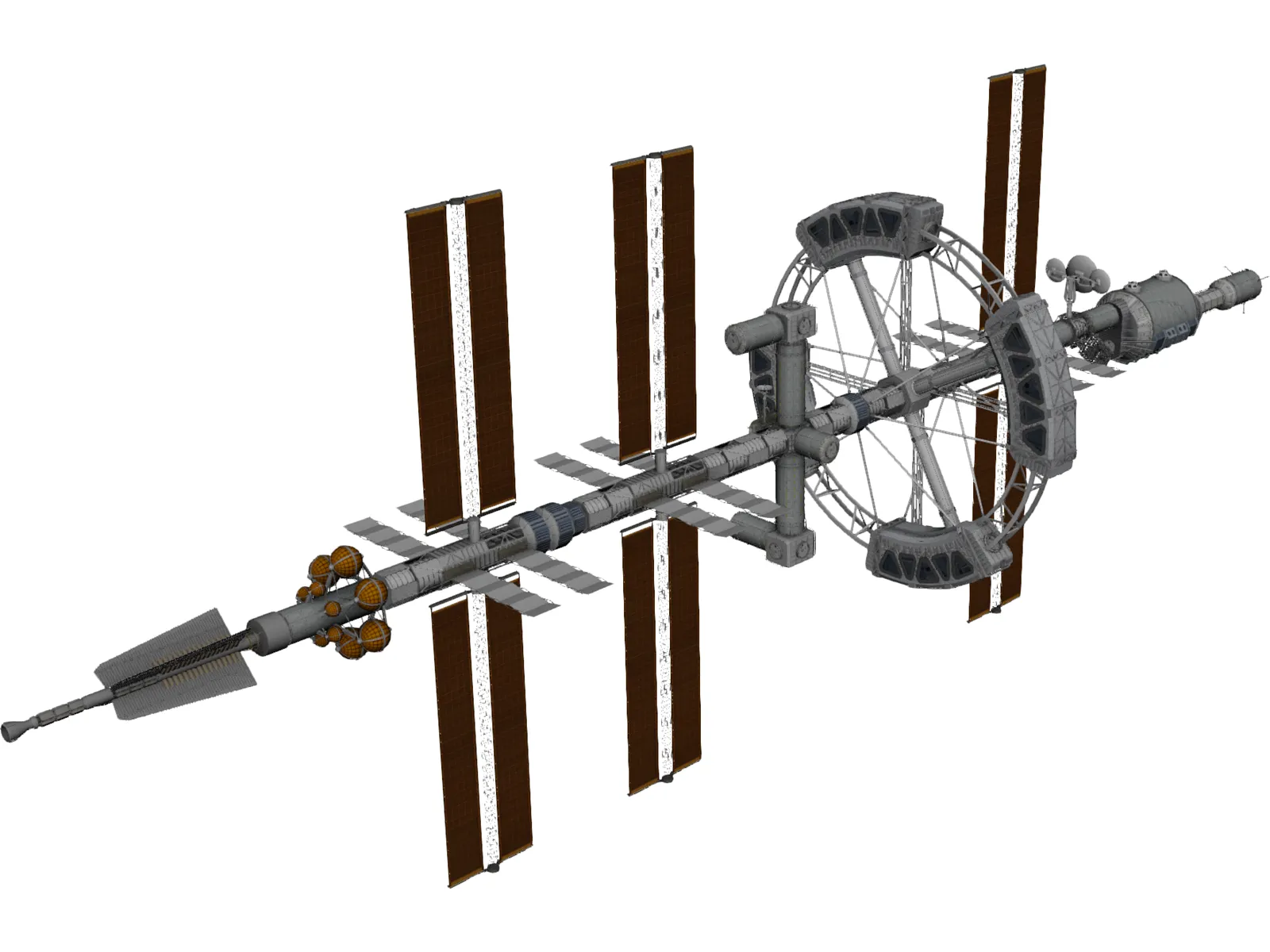 Hermes Spacecraft 3D Model main preview