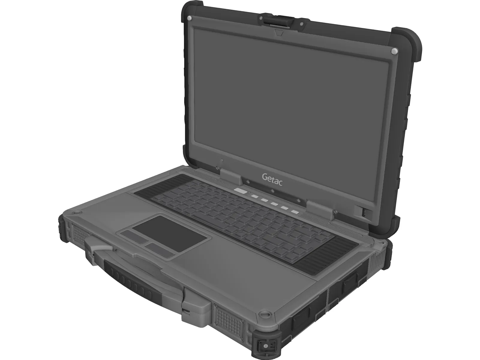Getac X500 Laptop 3D Model main preview