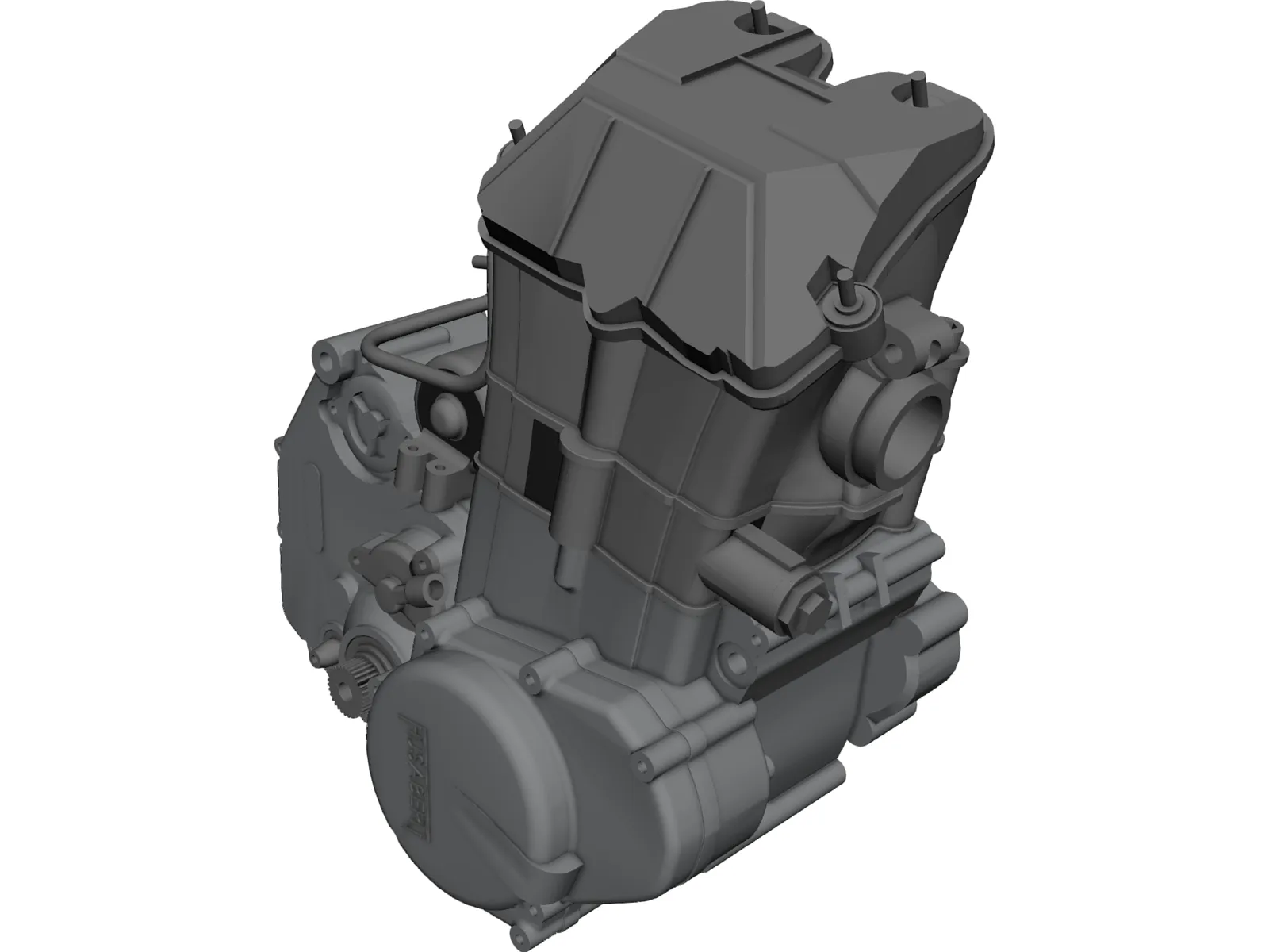 Husaberg Engine 450cc 3D Model main preview