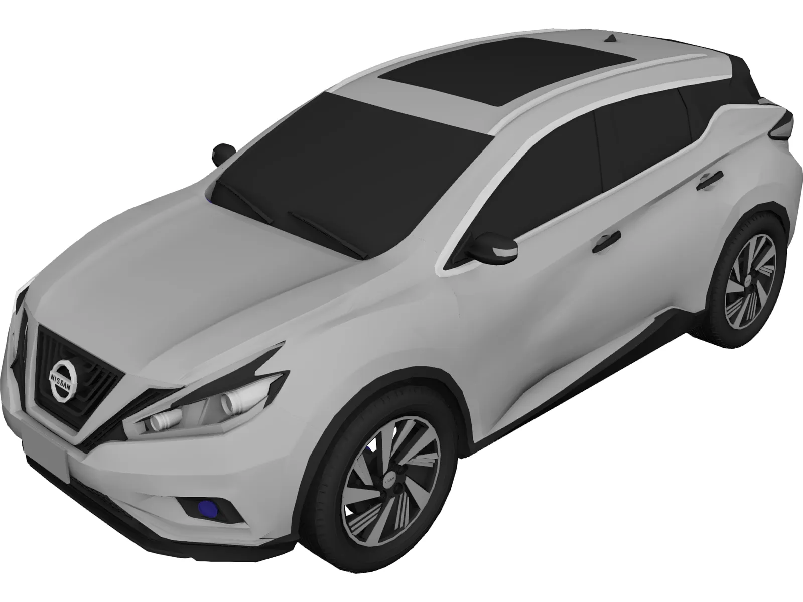 Nissan Murano (2016) 3D Model main preview