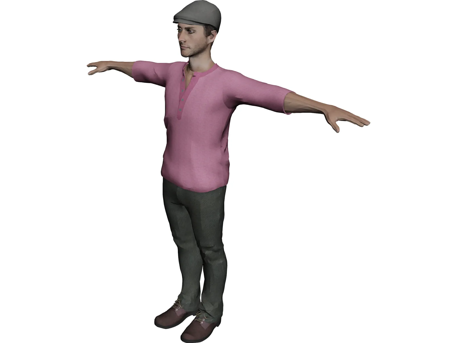 Malcolm 3D Model main preview