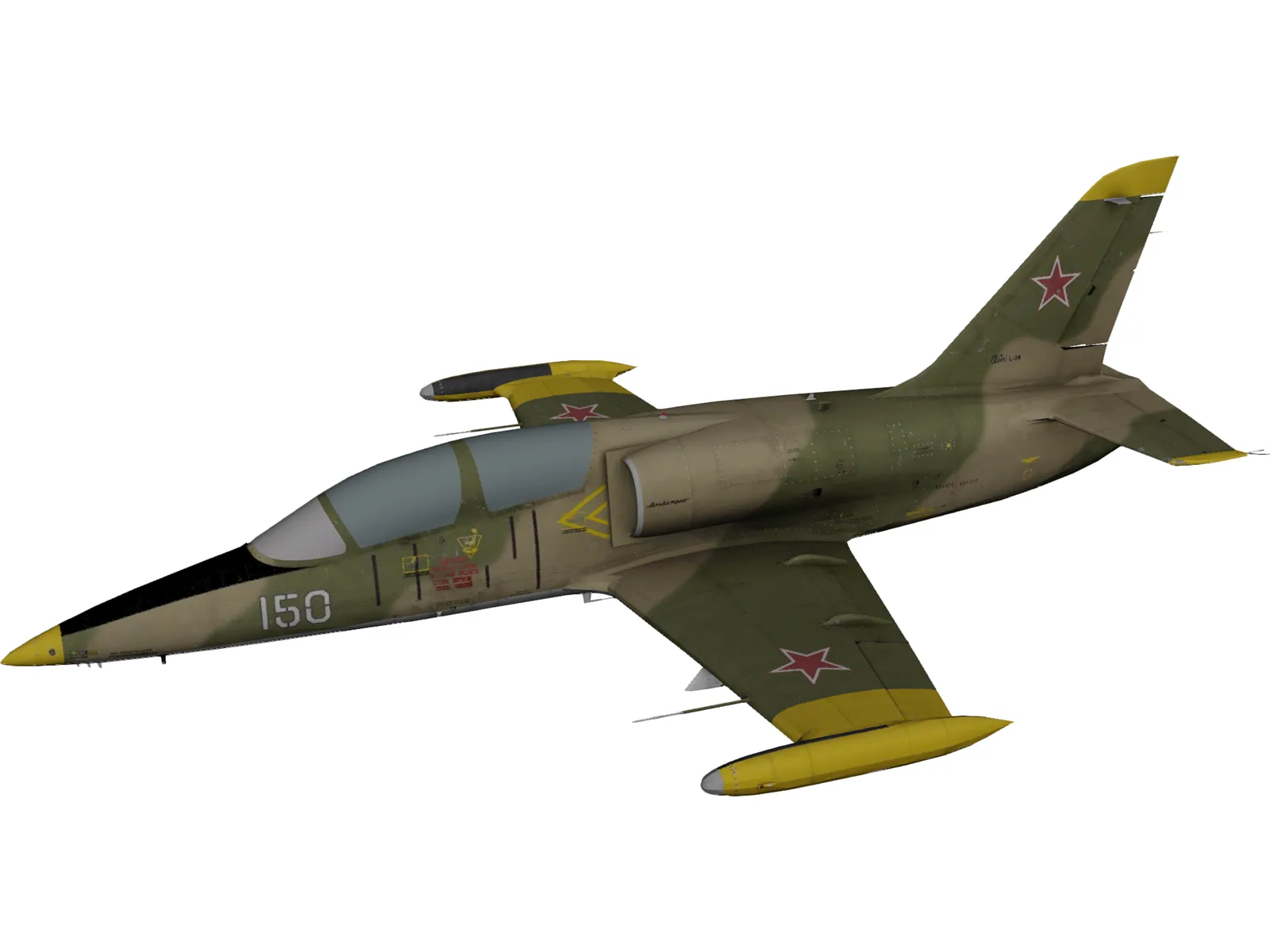 Aero L-39 Albatros 3D Model main preview