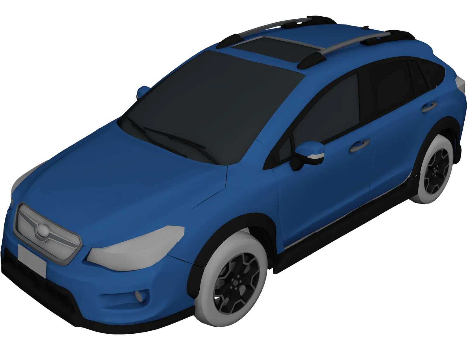 Subaru XV 3D Model main preview