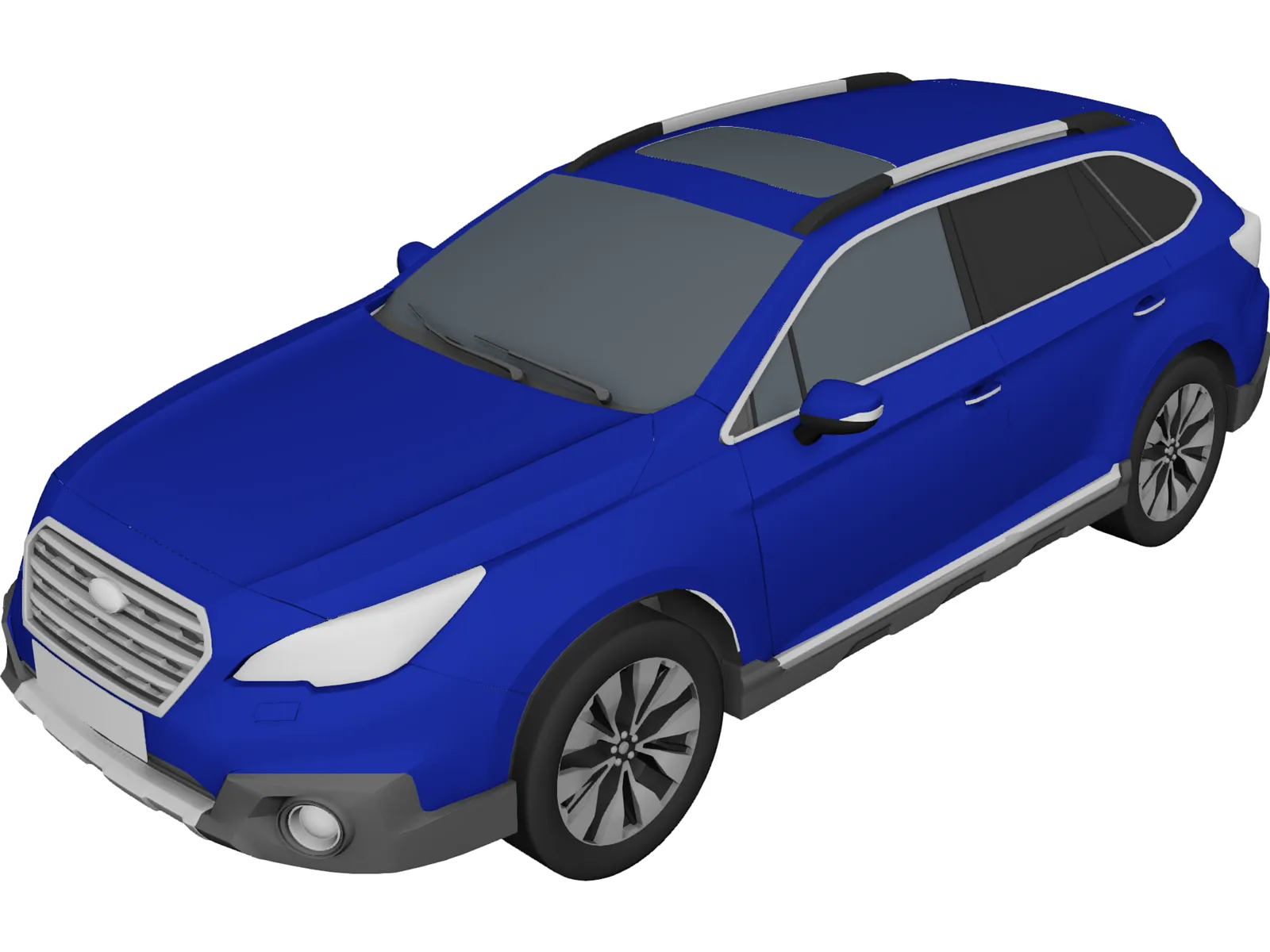 Subaru Outback 3D Model main preview