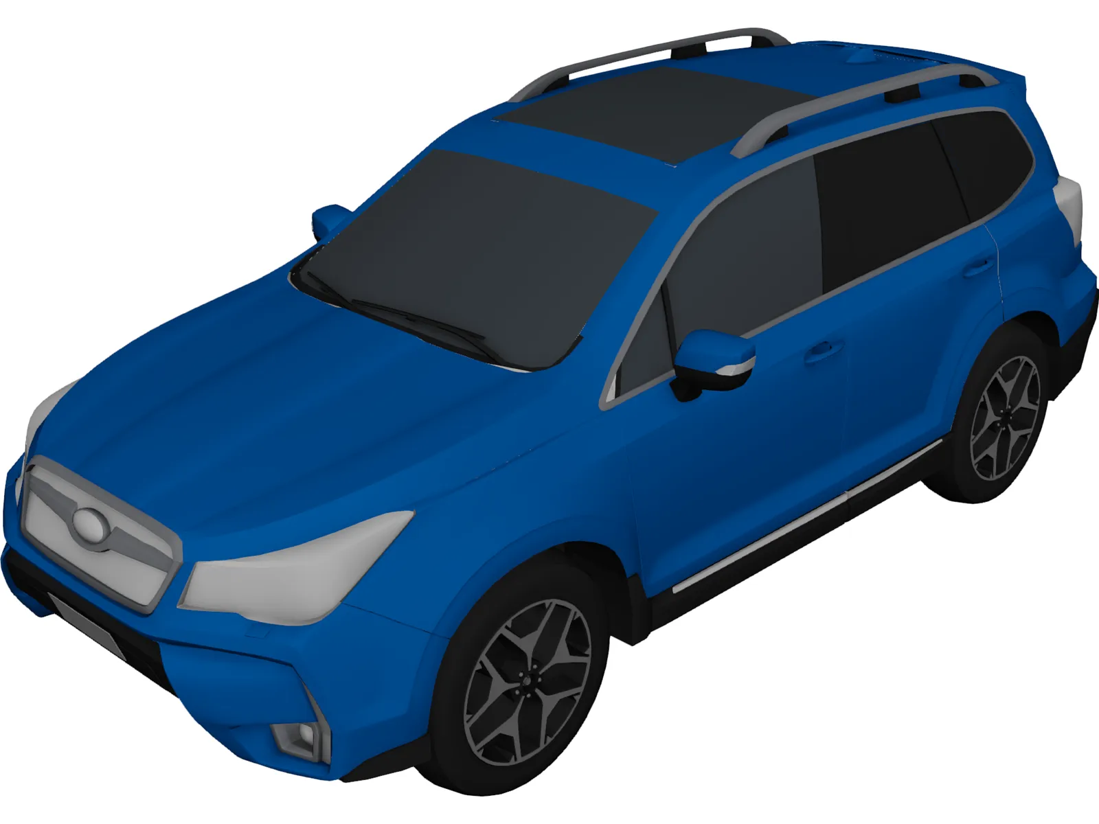 Subaru Forester 3D Model main preview
