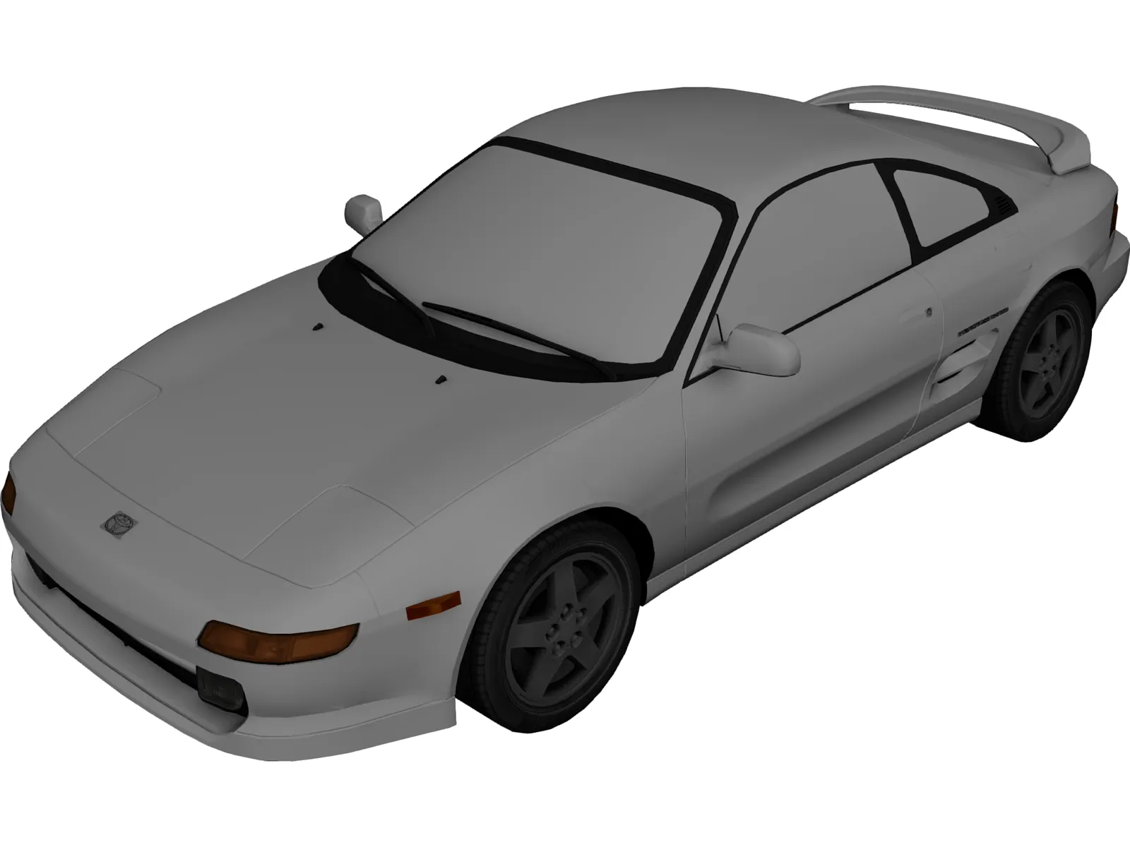 Toyota MR2 GT-S 3D Model main preview