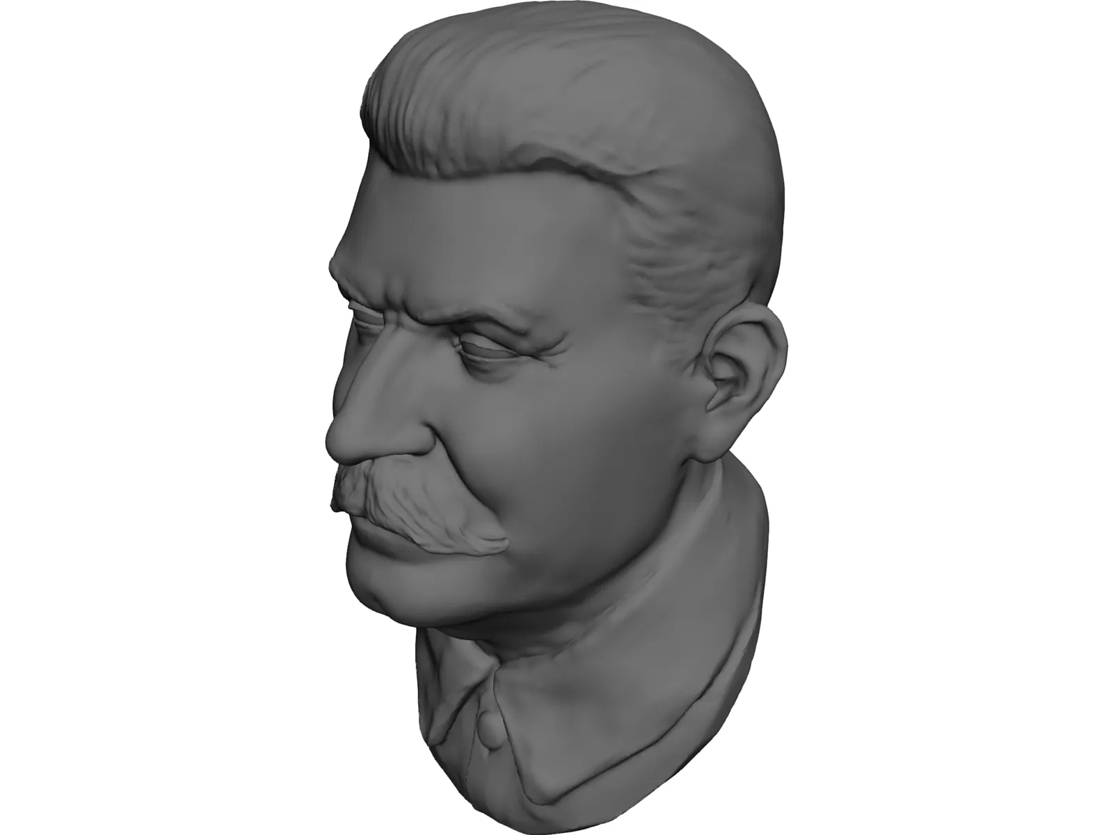 Joseph Stalin Bust 3D Model main preview