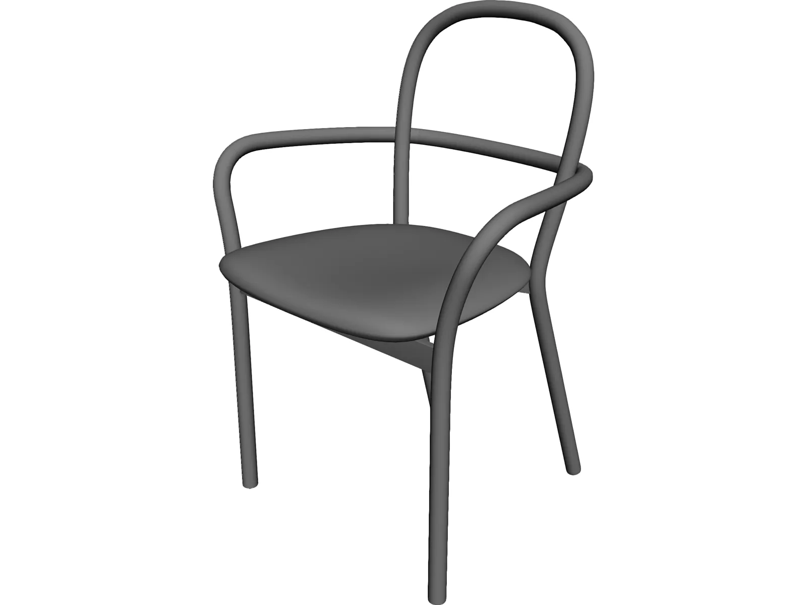 Studio Chair Niskota 3D Model main preview